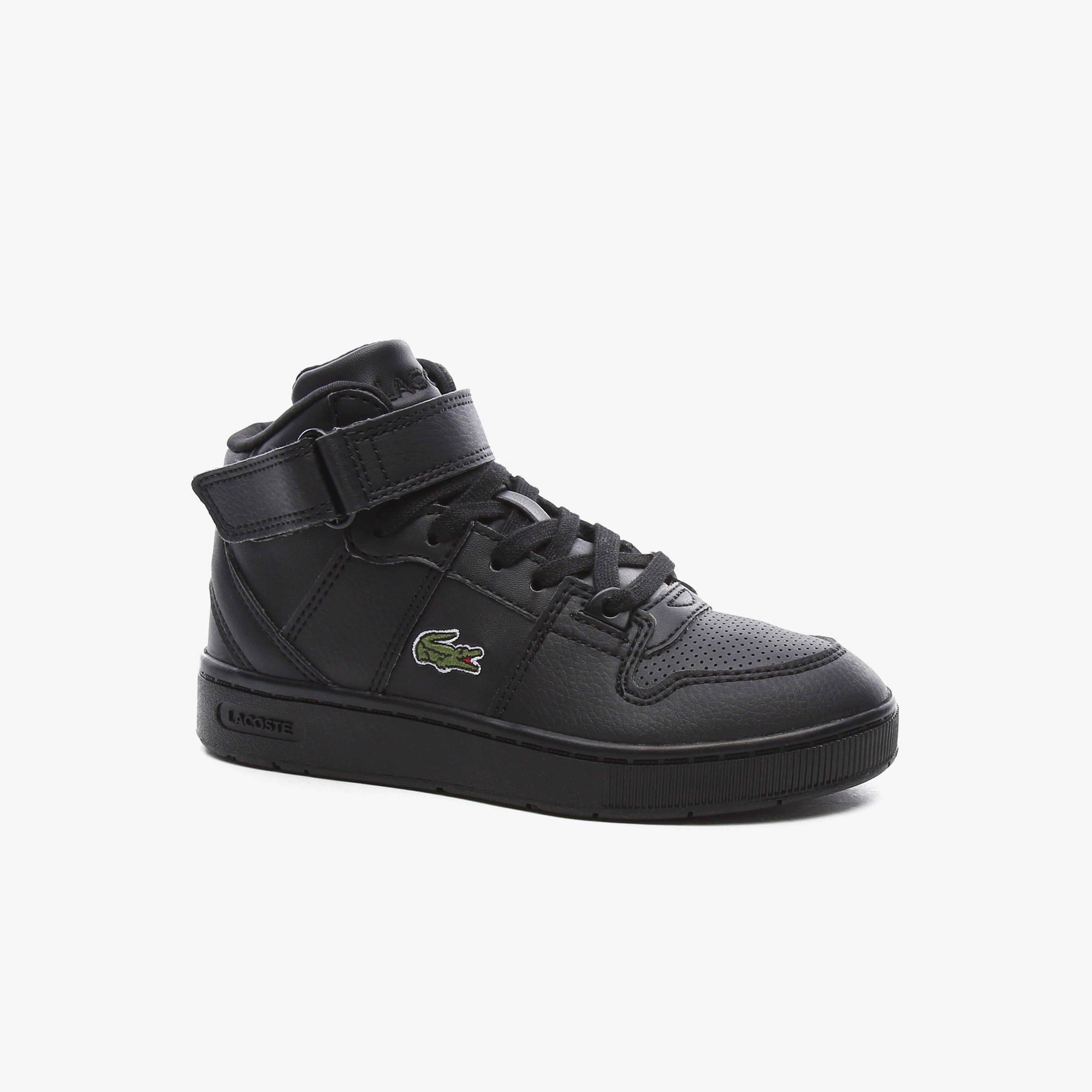 Lacoste Tramline Mid 0120 1 Suc Çocuk Siyah Sneaker