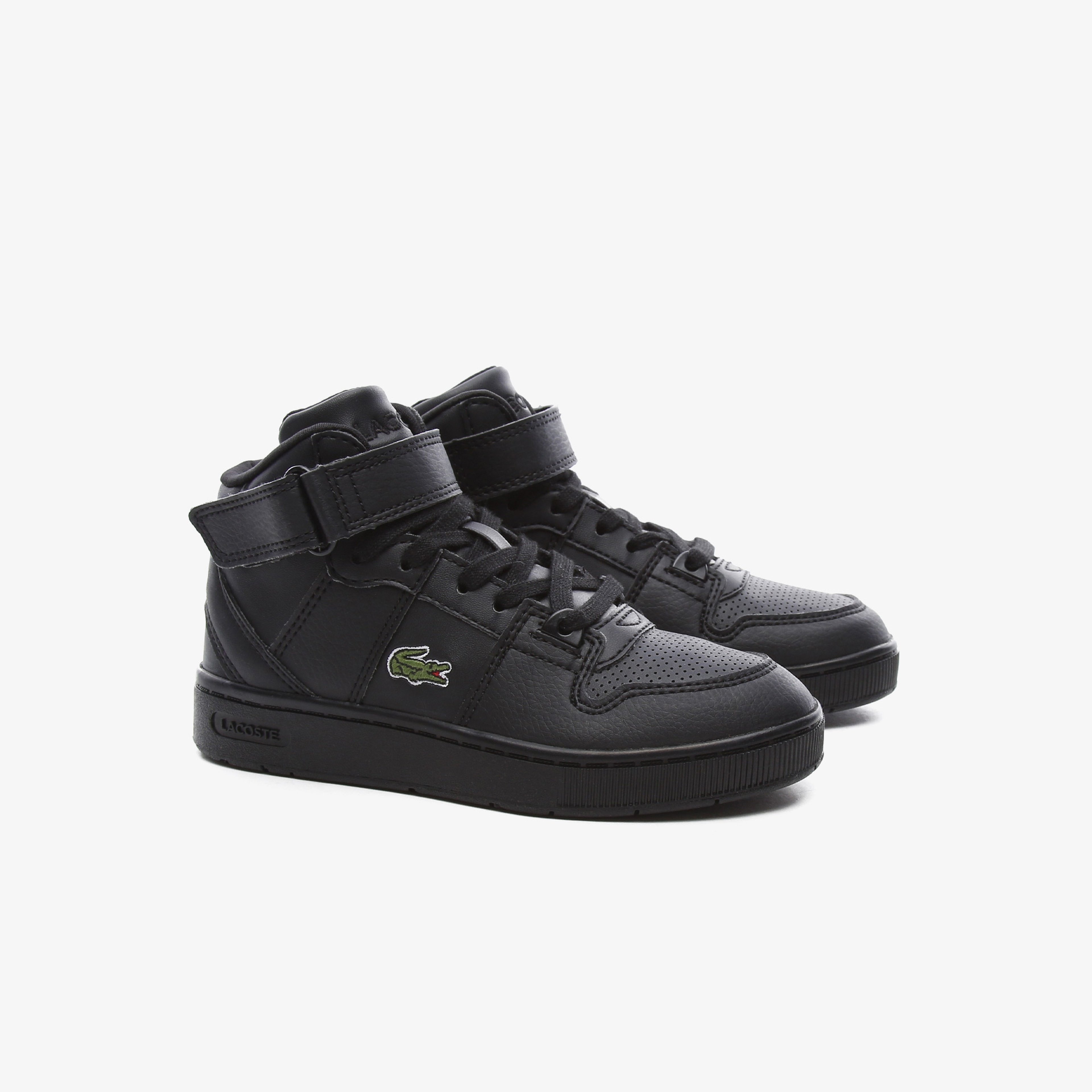 Lacoste Tramline Mid 0120 1 Suc Çocuk Siyah Sneaker