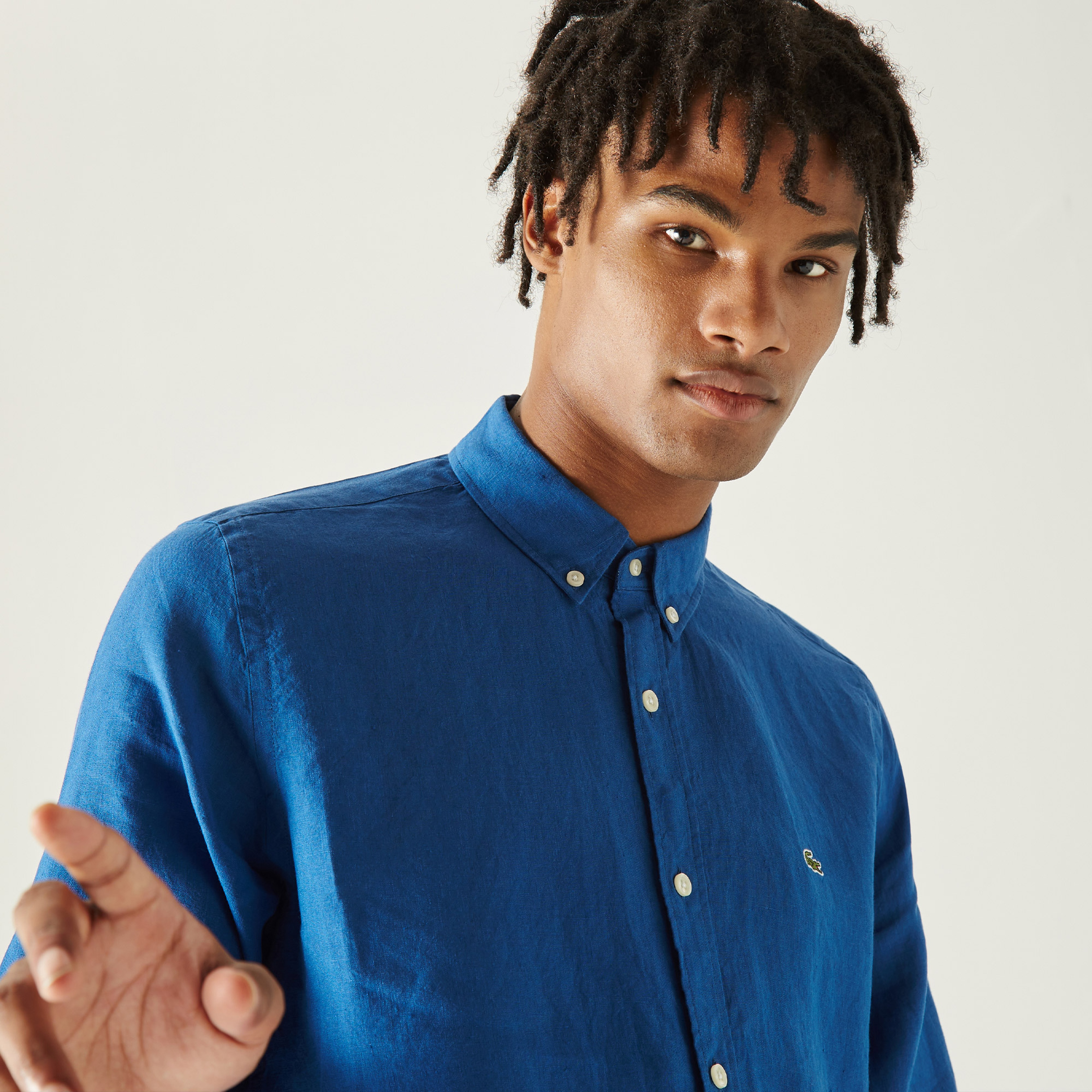 Lacoste Erkek Regular Fit Mavi Gömlek