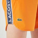 Lacoste Erkek Baskılı Turuncu Mayo Şort