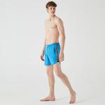 Lacoste Erkek Baskılı Mavi Mayo Şort