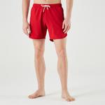 Lacoste Erkek Baskılı Kırmızı Mayo Şort