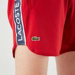 Lacoste Erkek Baskılı Kırmızı Mayo Şort