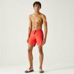 Lacoste Erkek Baskılı Kırmızı Mayo Şort