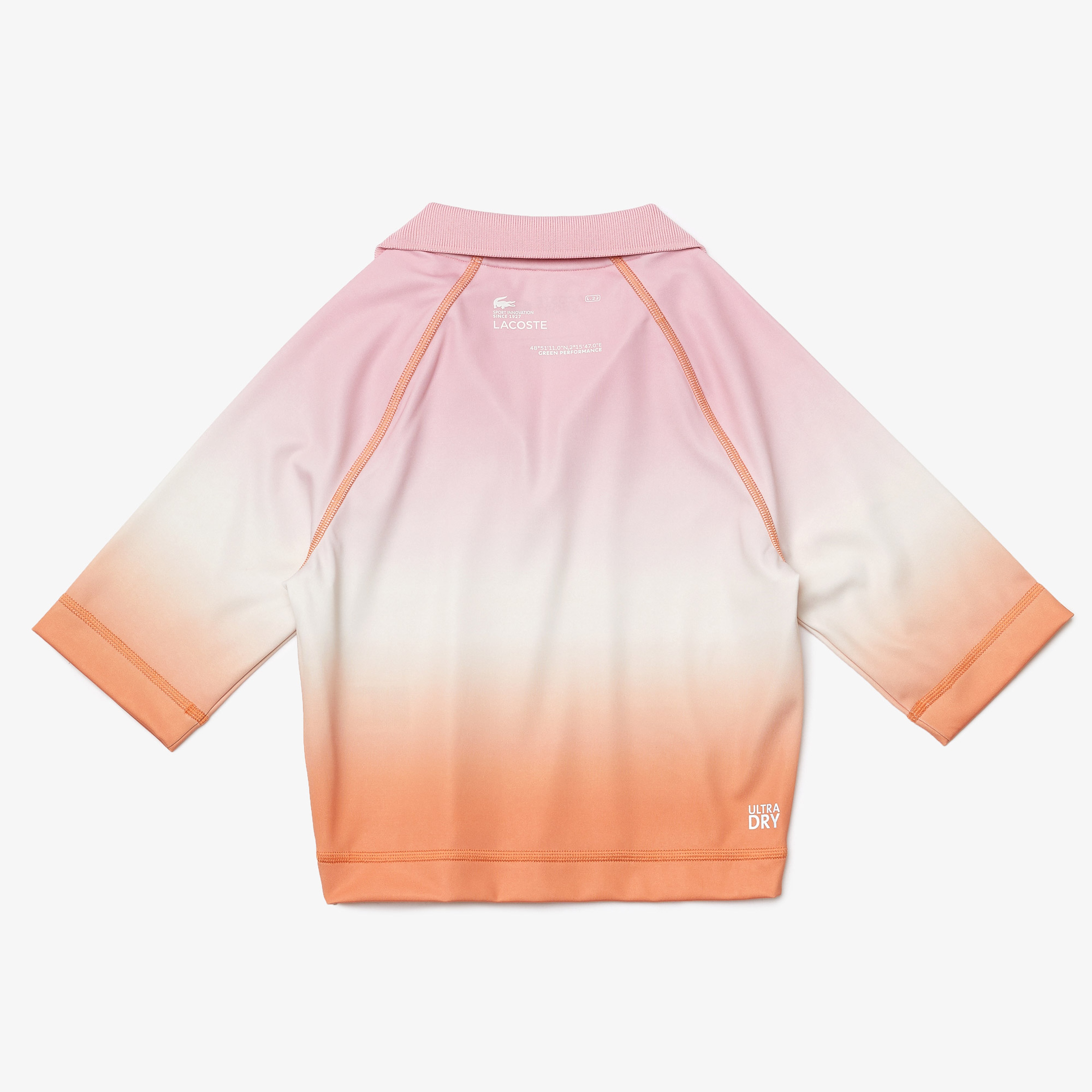 Lacoste SPORT Kadın Slim Fit Açık Turuncu Polo