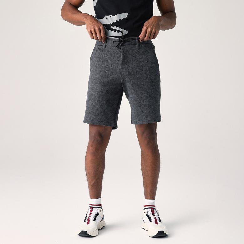 Lacoste Erkek Tapered Fit Gri Bermuda