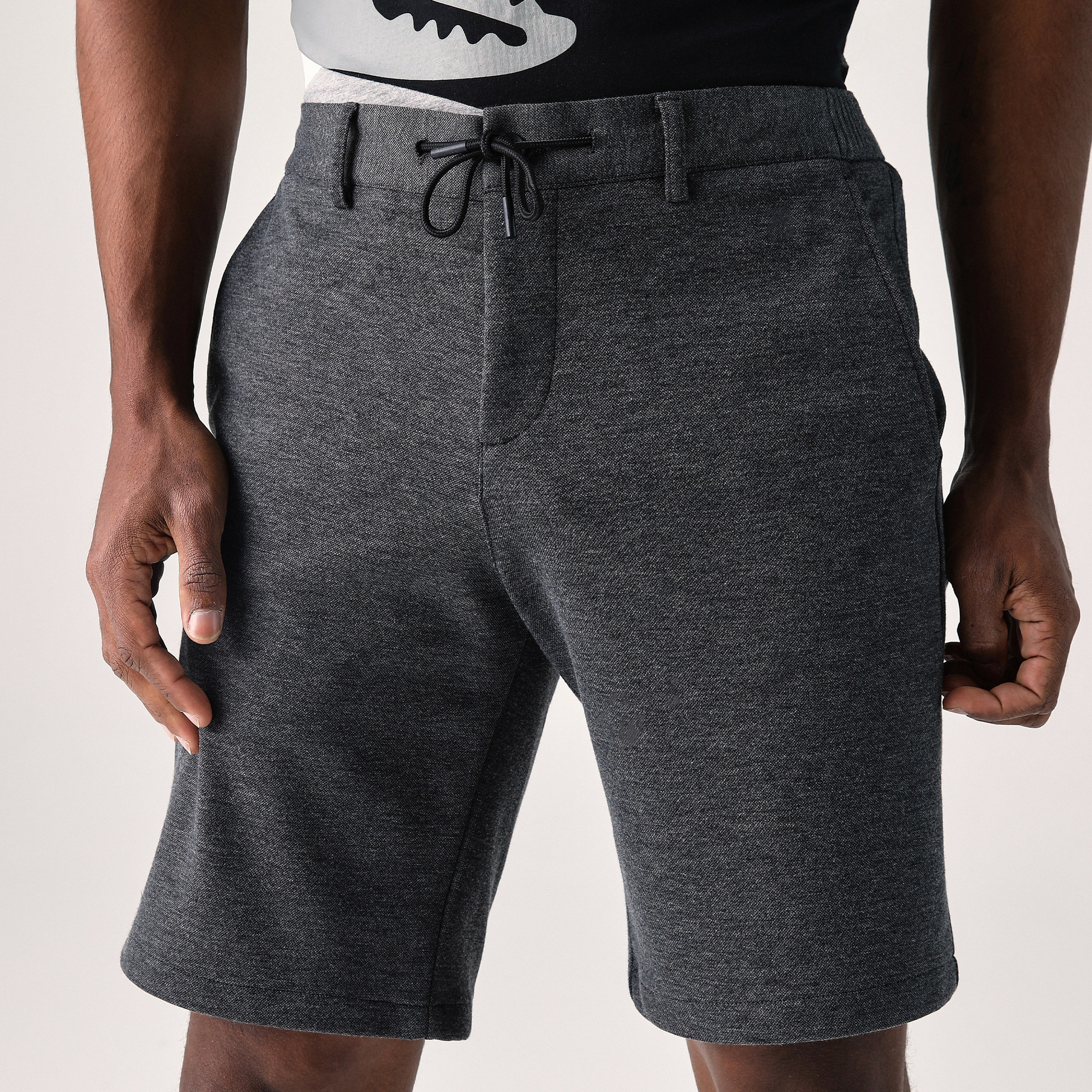 Lacoste Erkek Tapered Fit Gri Bermuda