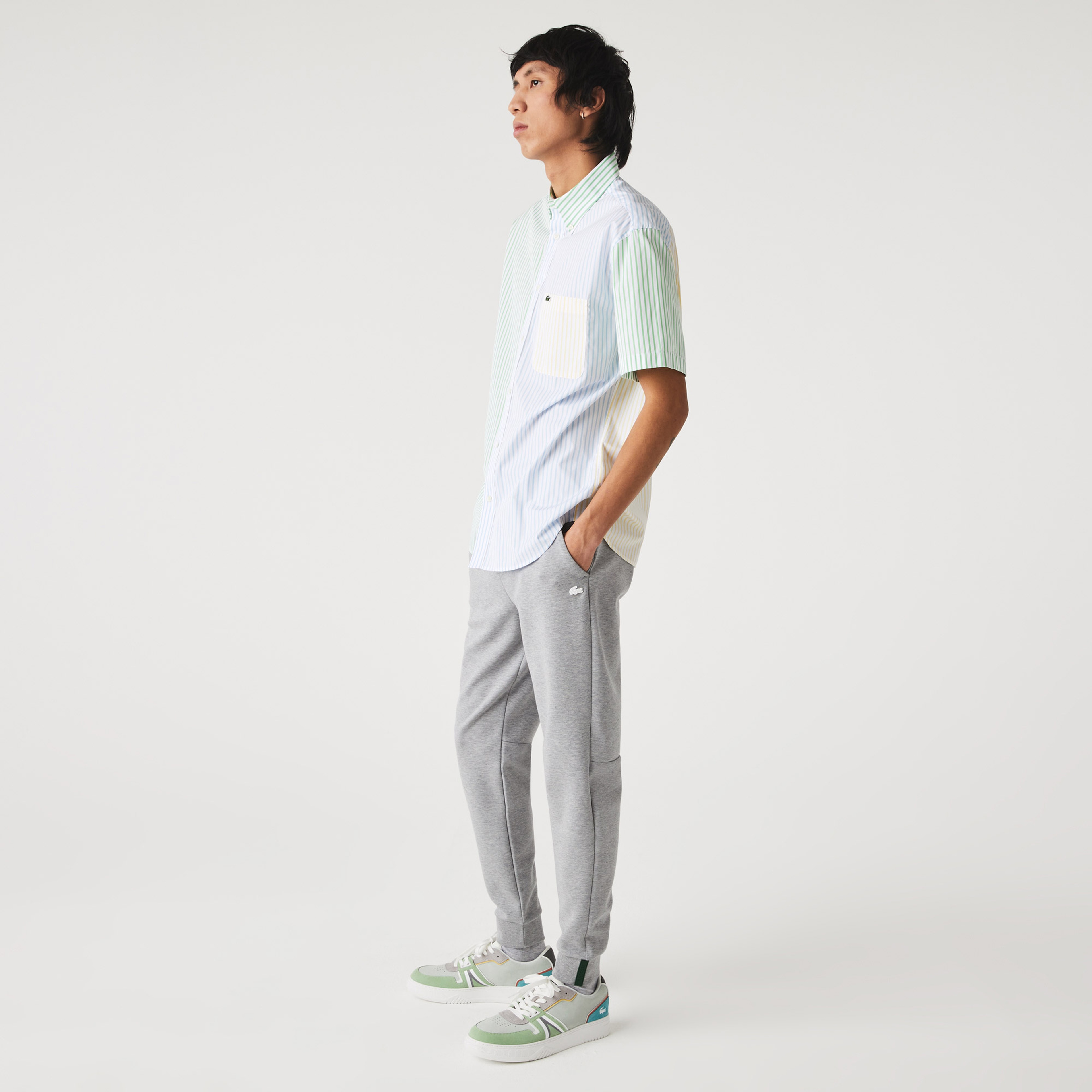 Lacoste Active Erkek Slim Fit Gri Eşofman Altı