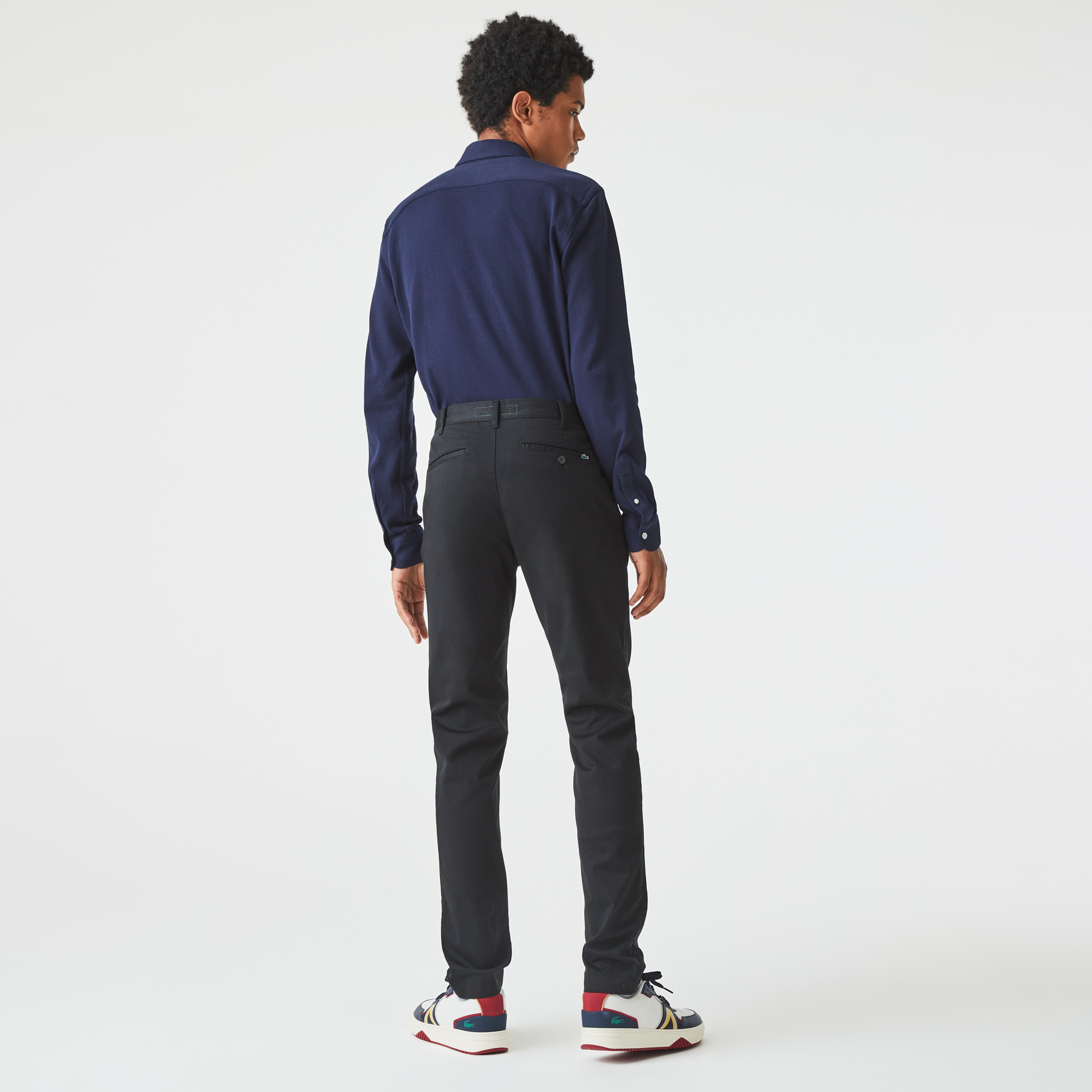 Erkek Slim Fit Siyah Pantolon