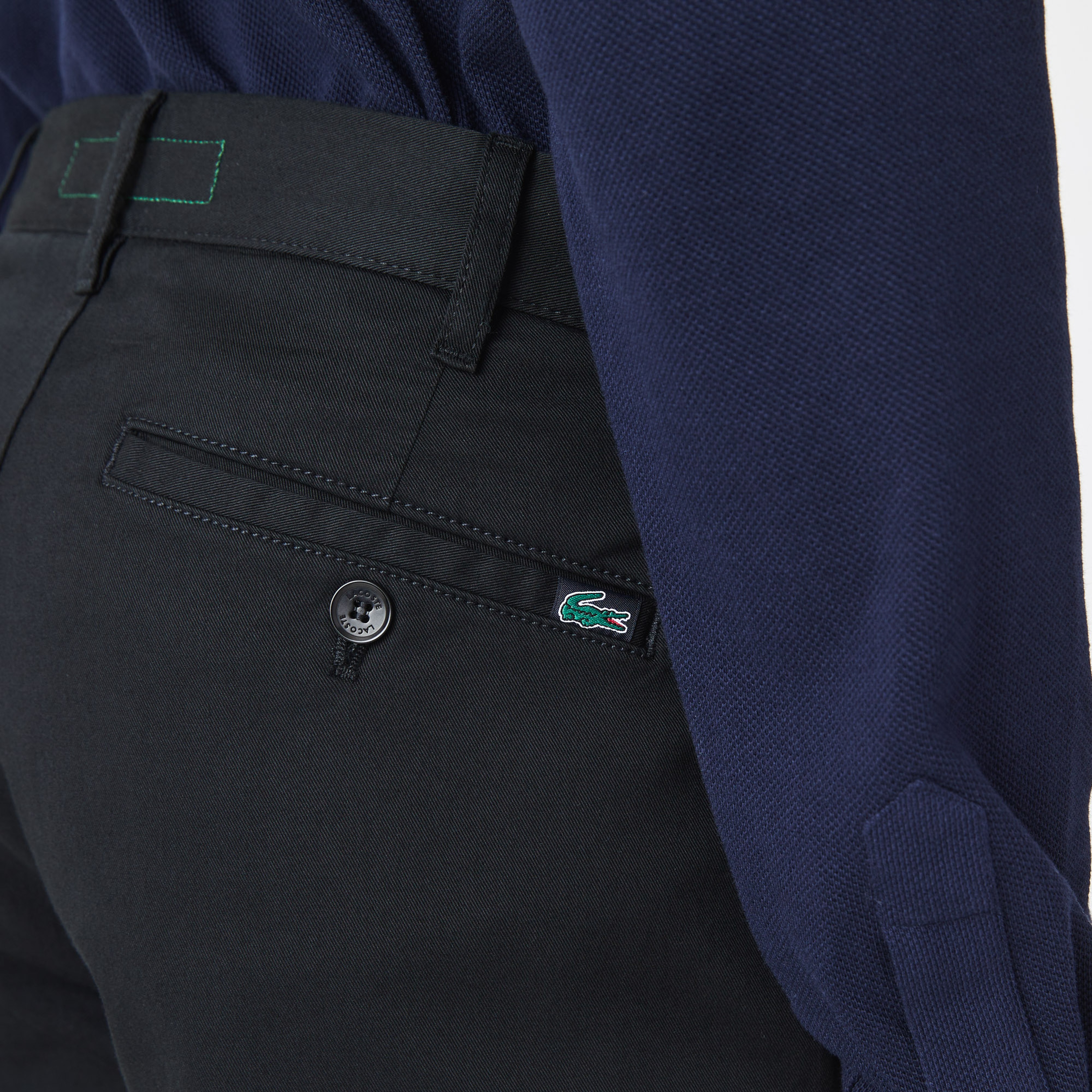Erkek Slim Fit Siyah Pantolon