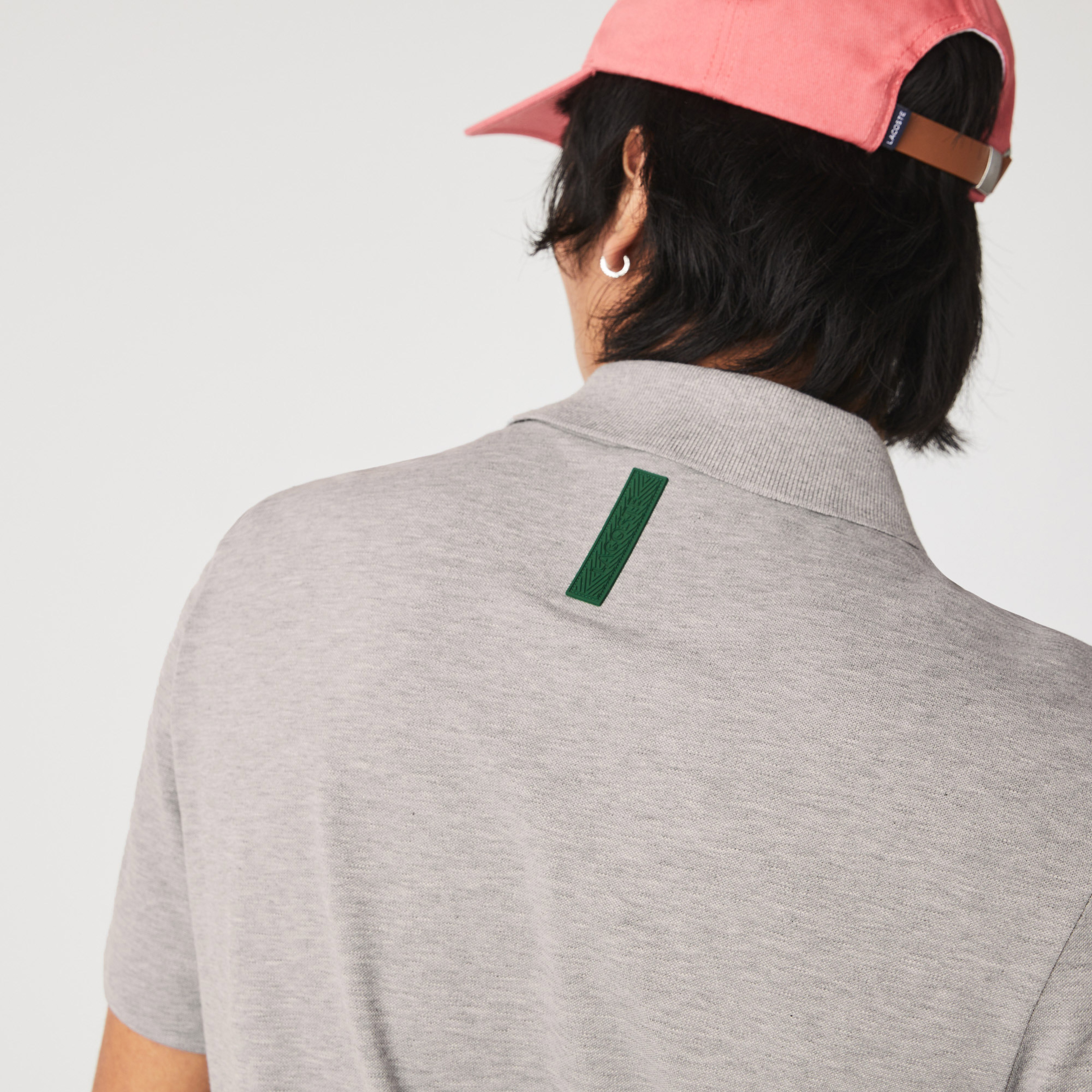 Lacoste Erkek Slim Fit Gri Polo