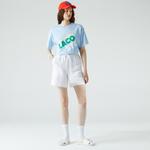 Lacoste Kadın Relaxed Fit Beyaz Şort