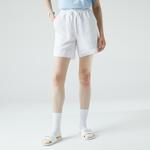 Lacoste Kadın Relaxed Fit Beyaz Şort