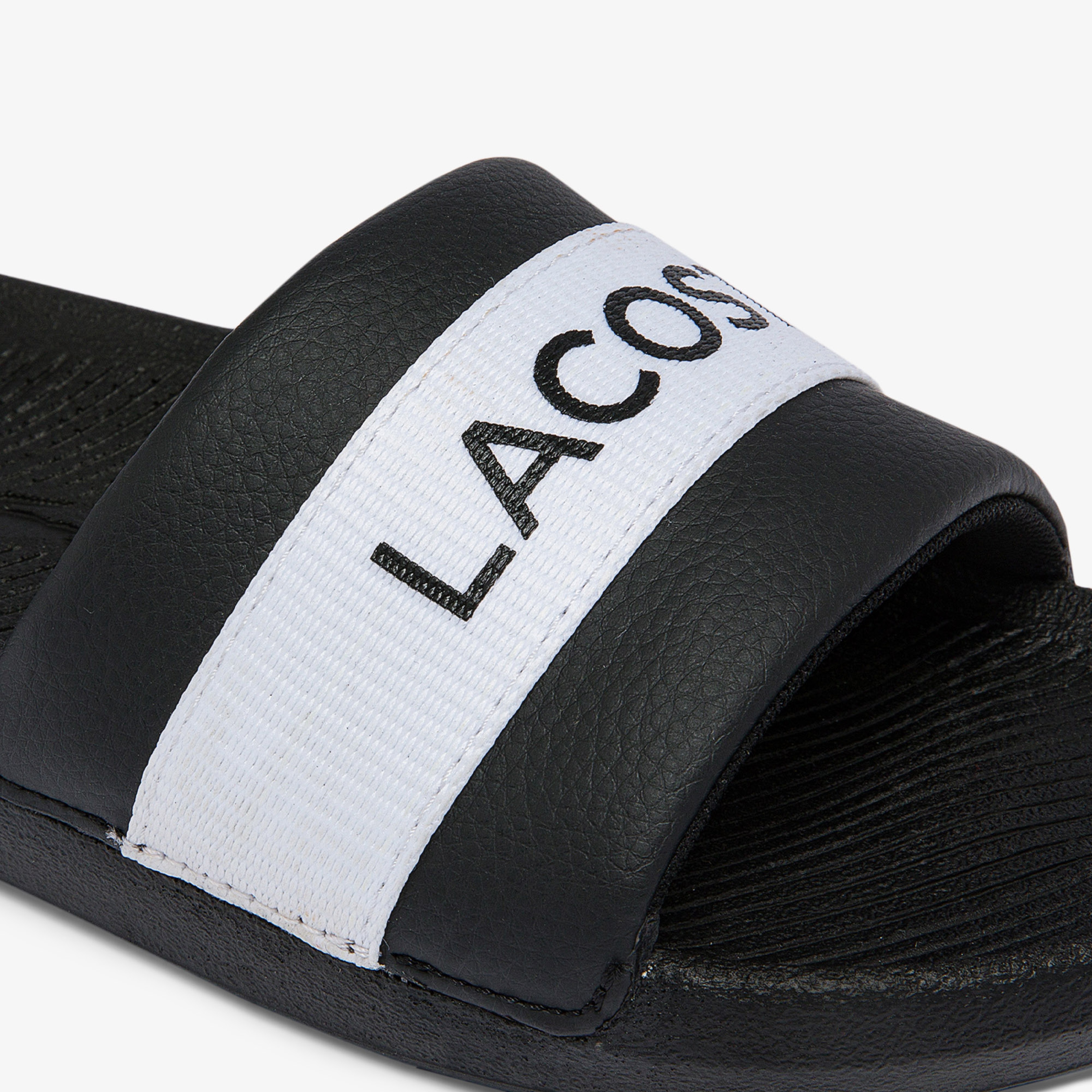 Lacoste Croco Kadın Siyah Terlik