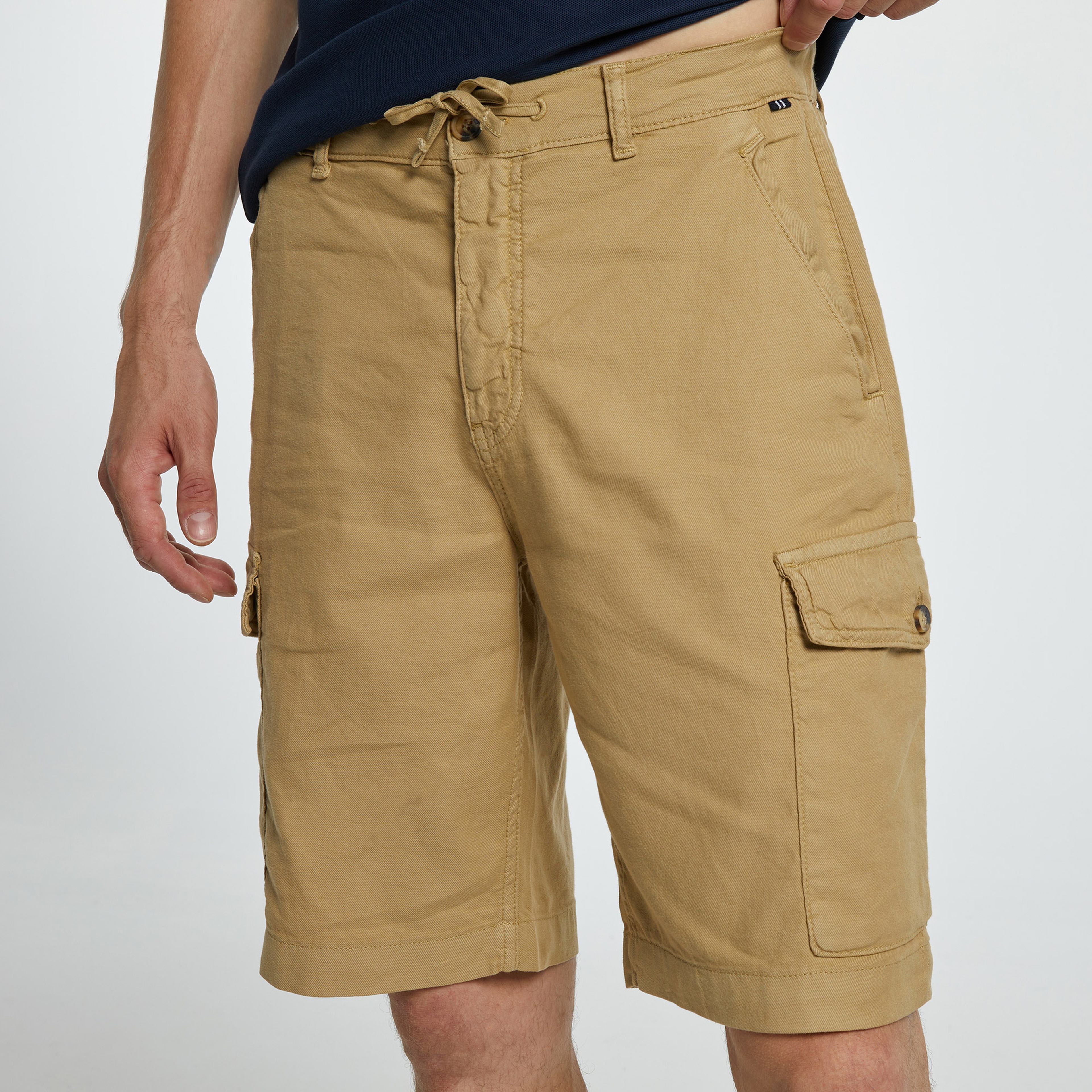 Nautica Erkek Bej Bermuda Şort