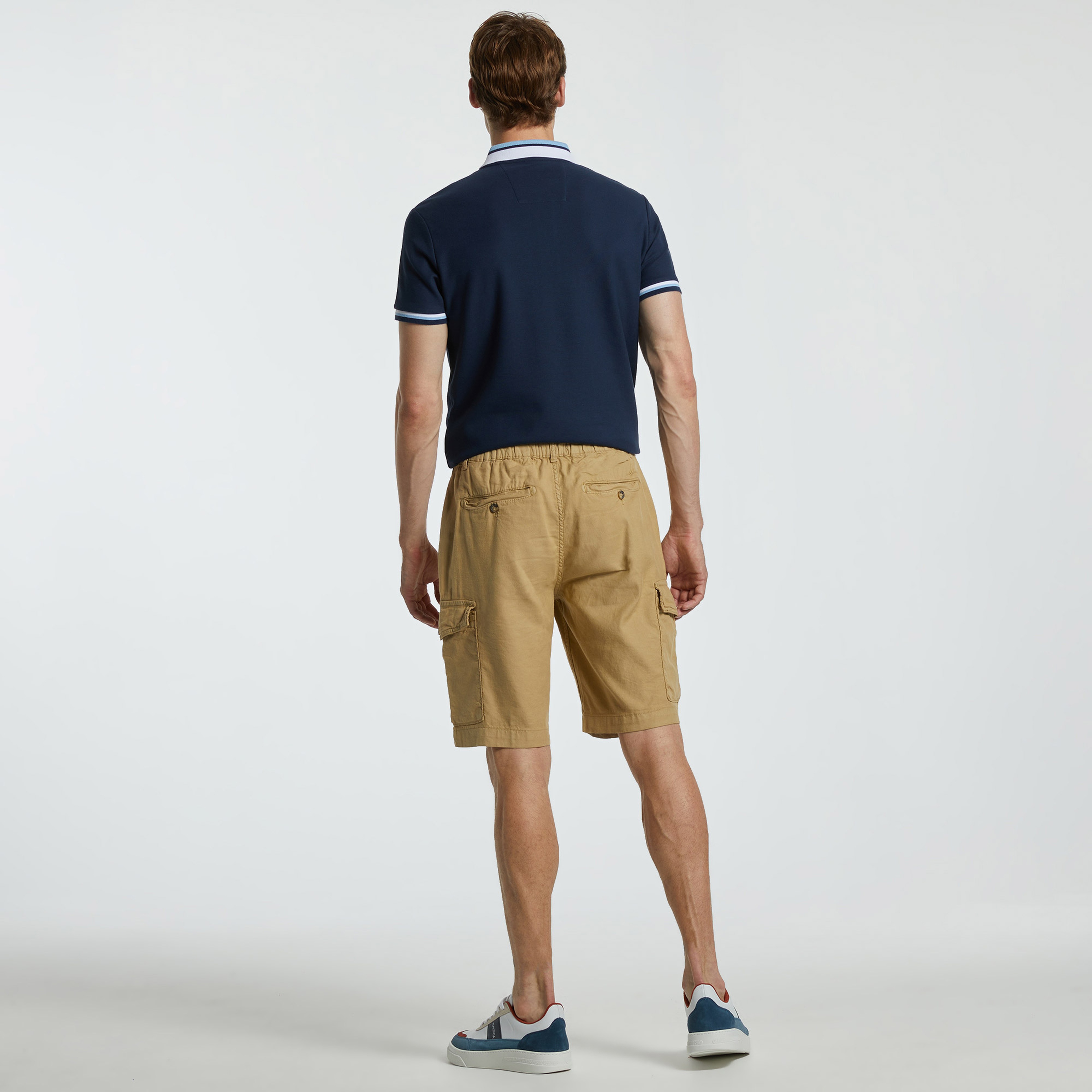 Nautica Erkek Bej Bermuda Şort