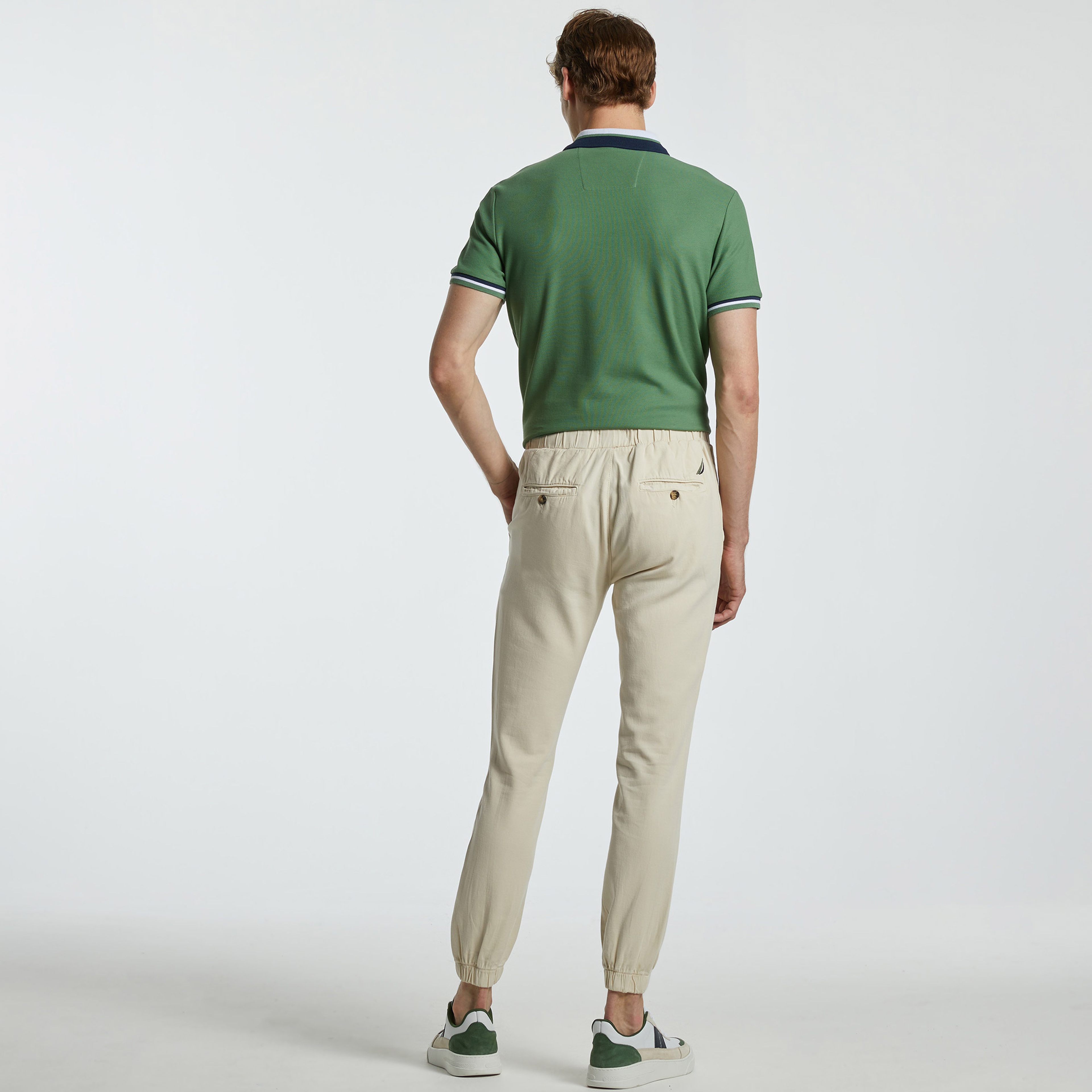 NAUTICA ERKEK BEJ JOGGER PANTOLON