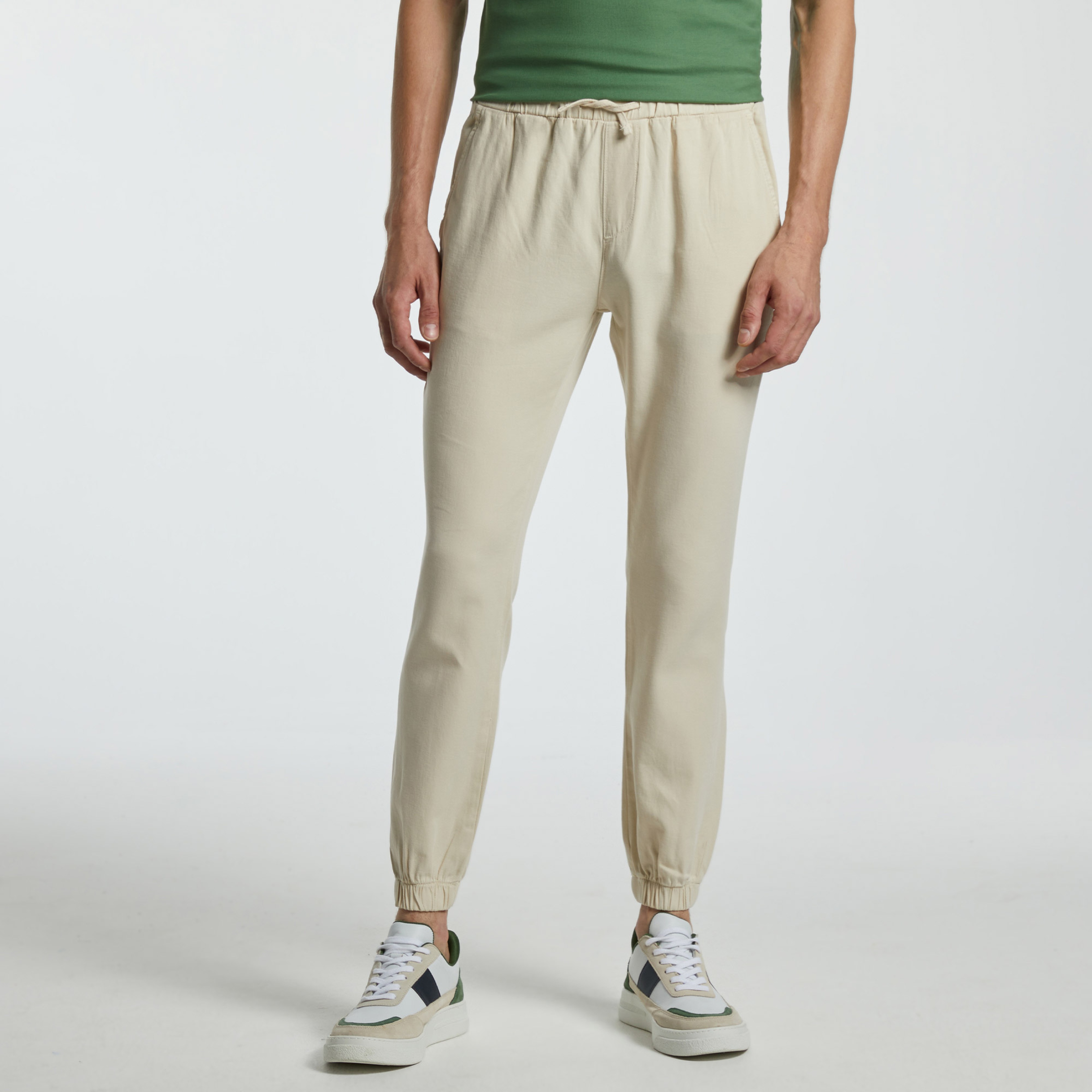 NAUTICA ERKEK BEJ JOGGER PANTOLON