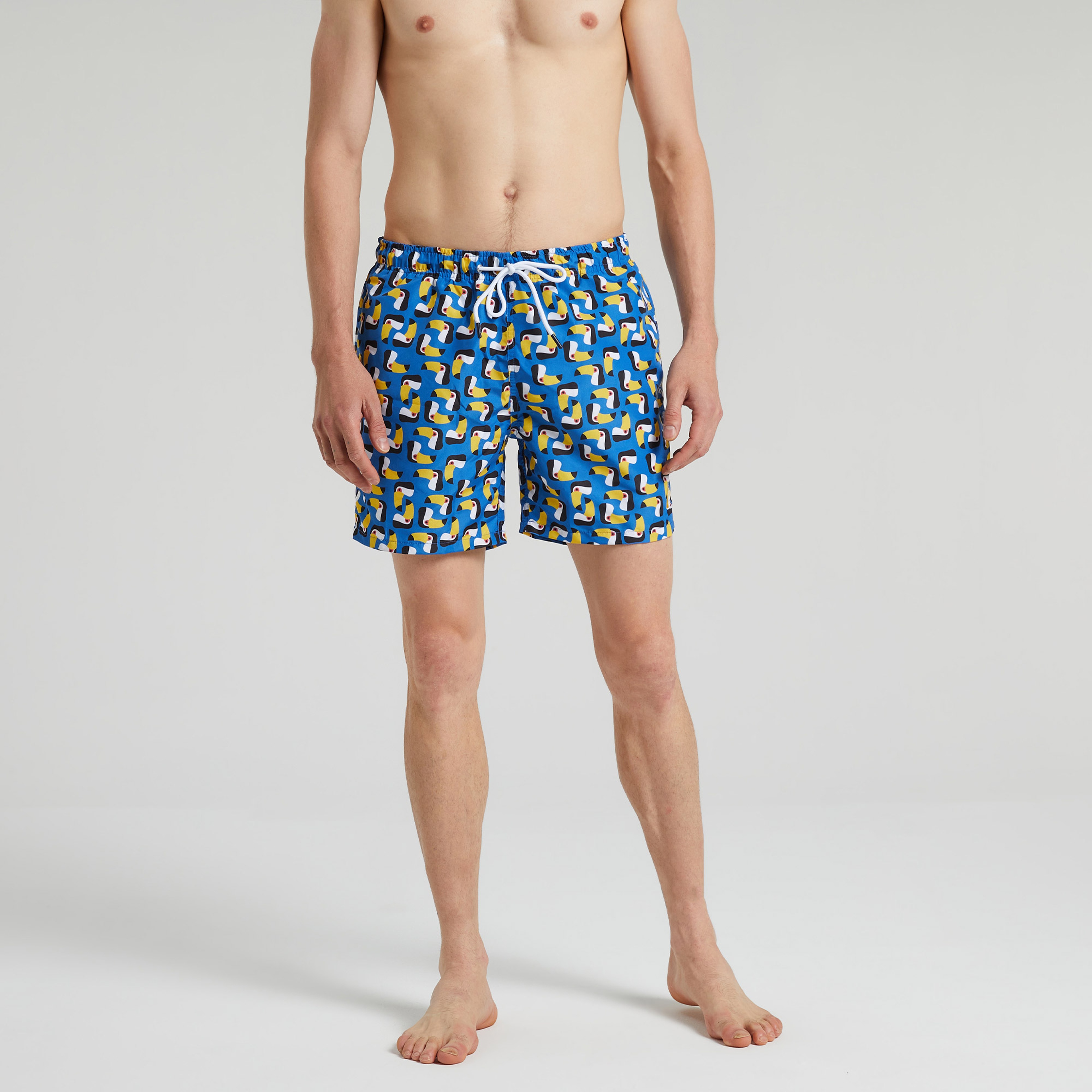 Nautica Standart Fit Erkek Mavi Mayo Şort