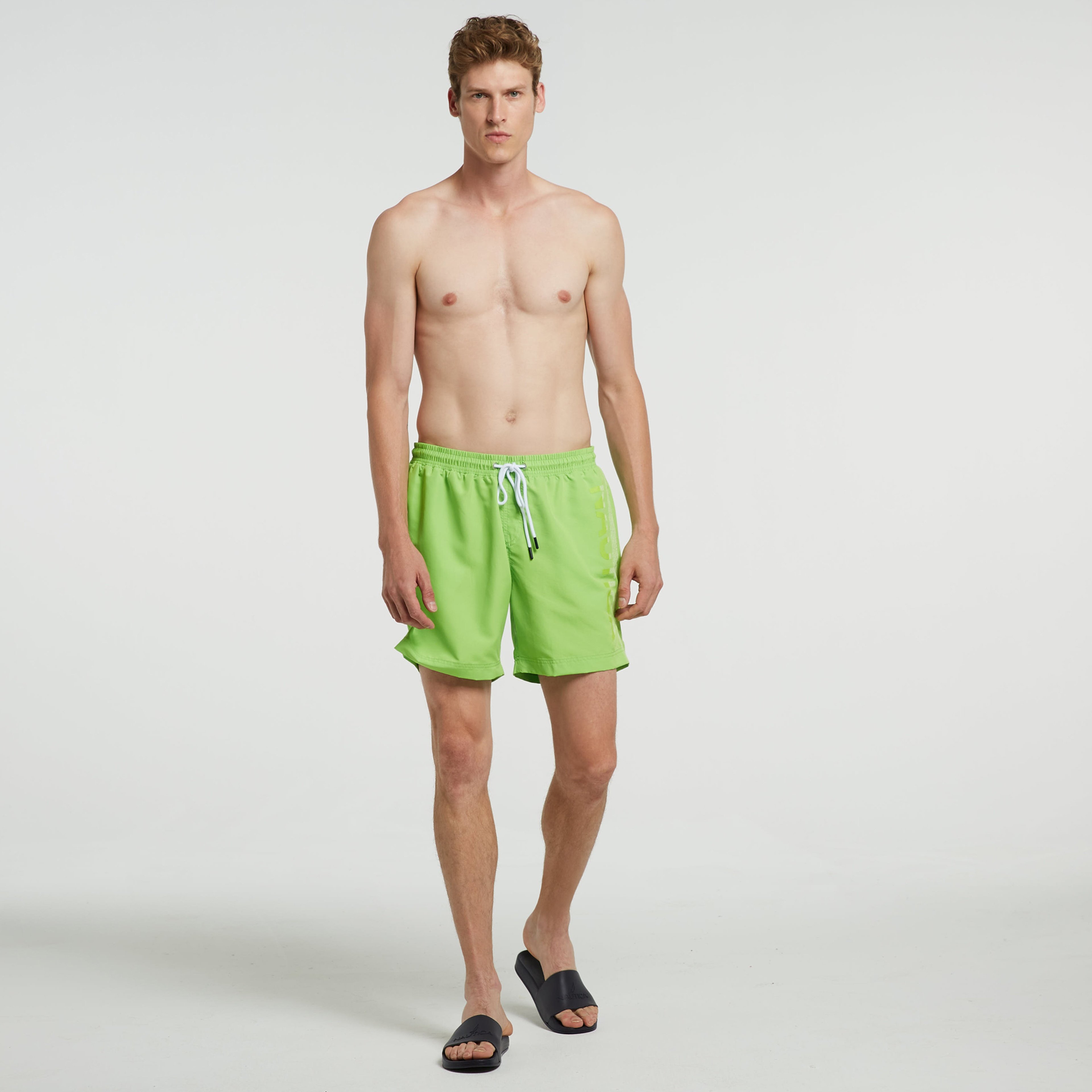 Nautica Erkek Yeşil Standart Fit Şort Mayo