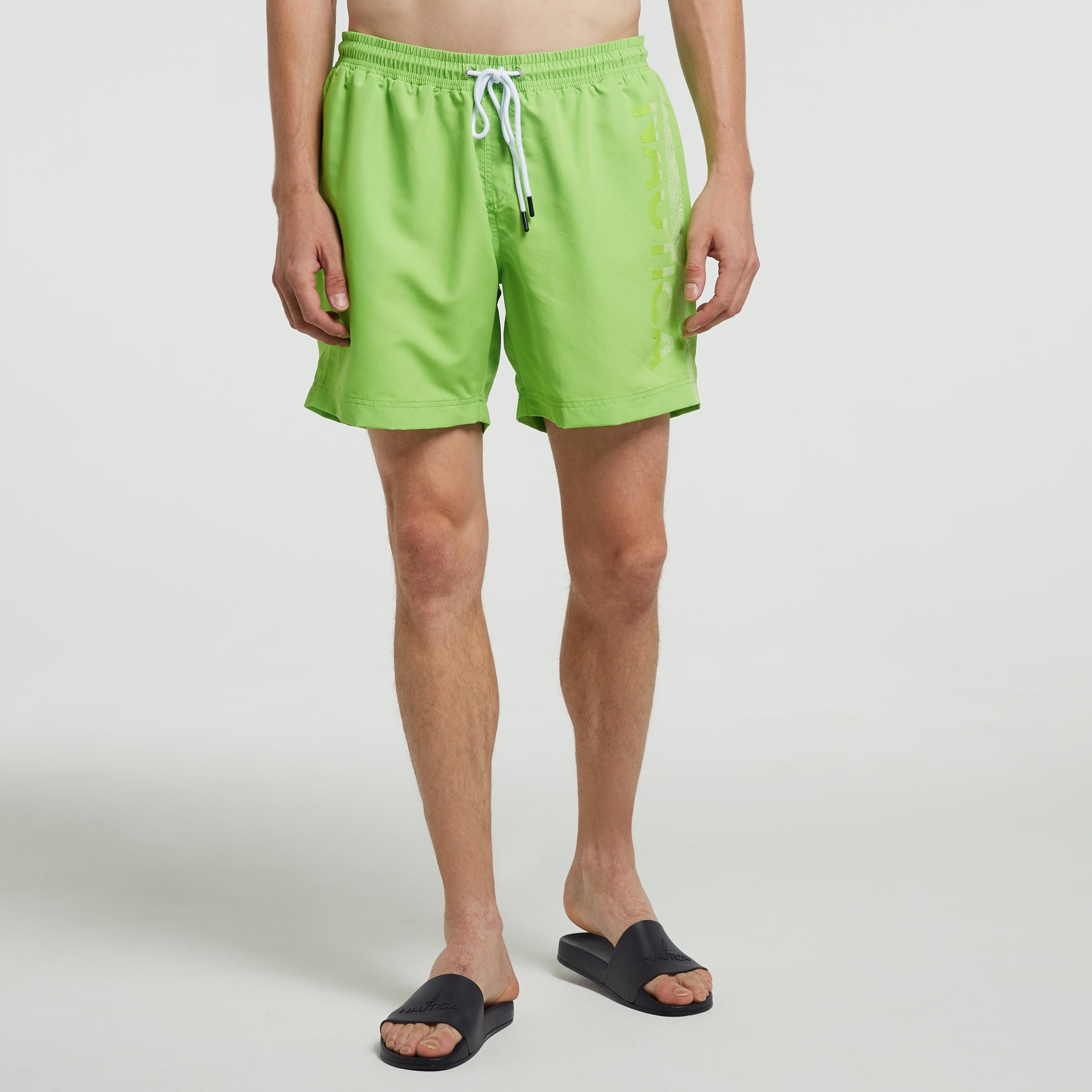 Nautica Erkek Yeşil Standart Fit Şort Mayo