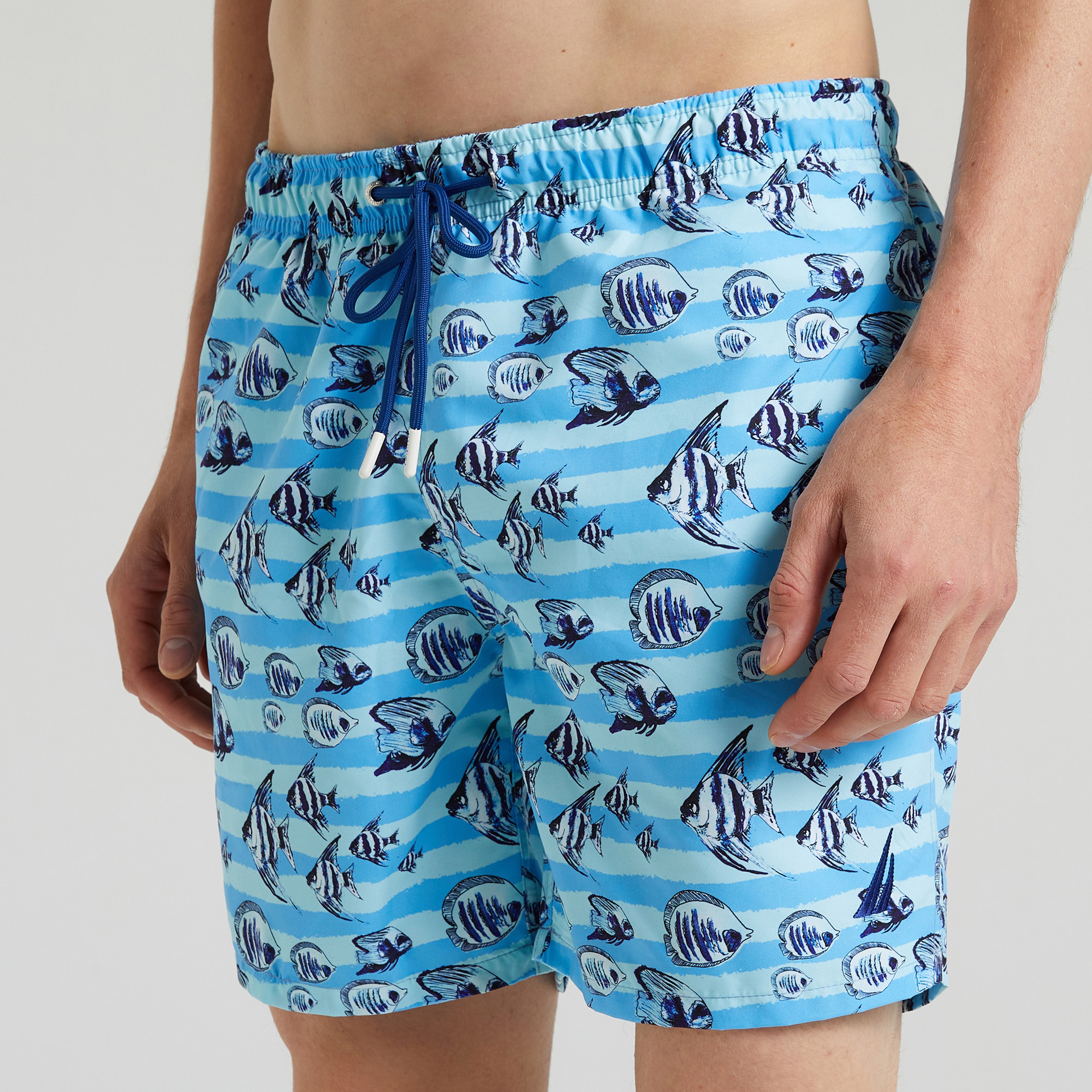 NAUTICA ERKEK MAVİ STANDART FIT ŞORT MAYO