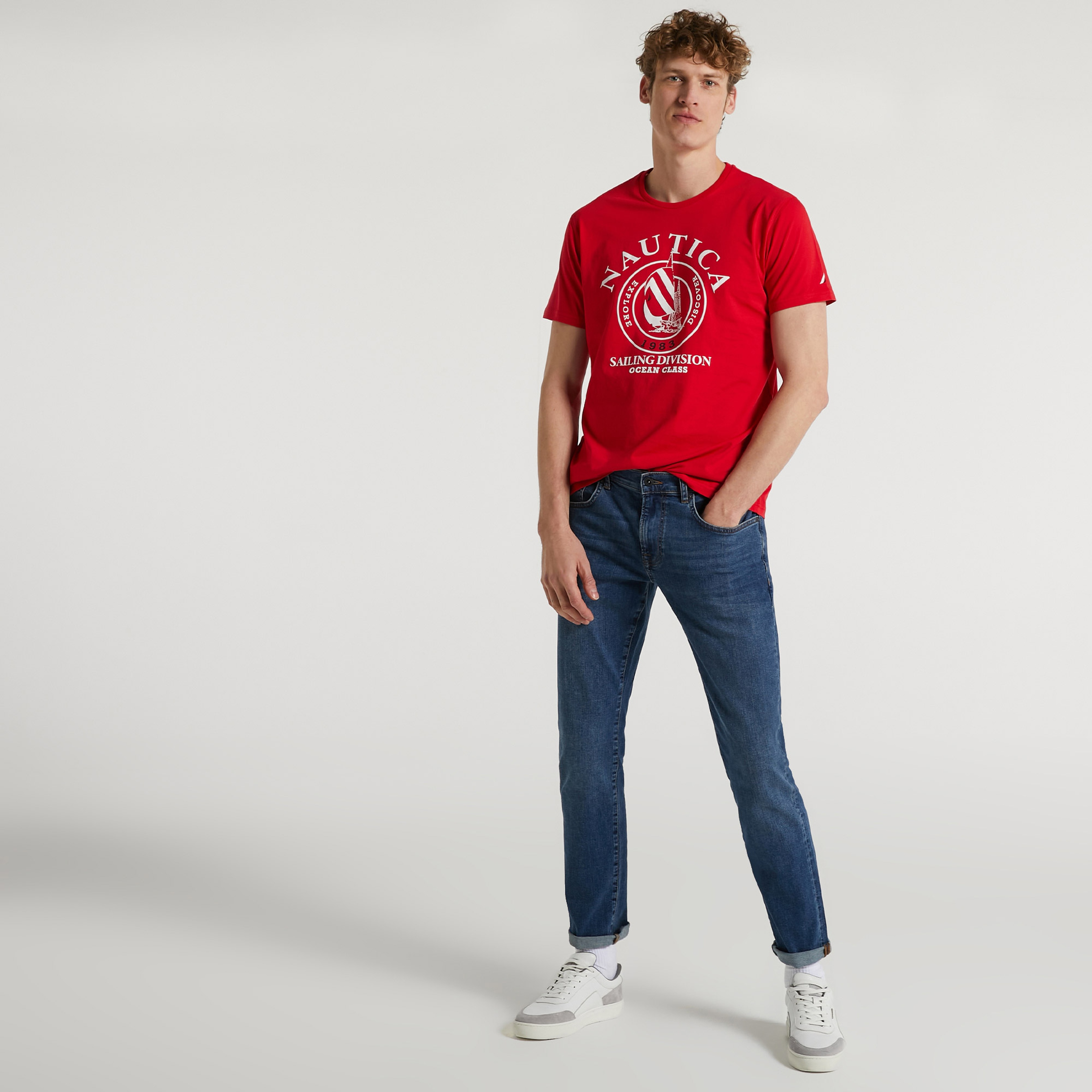 Nautica Standart Fit Erkek Kırmızı T-shirt