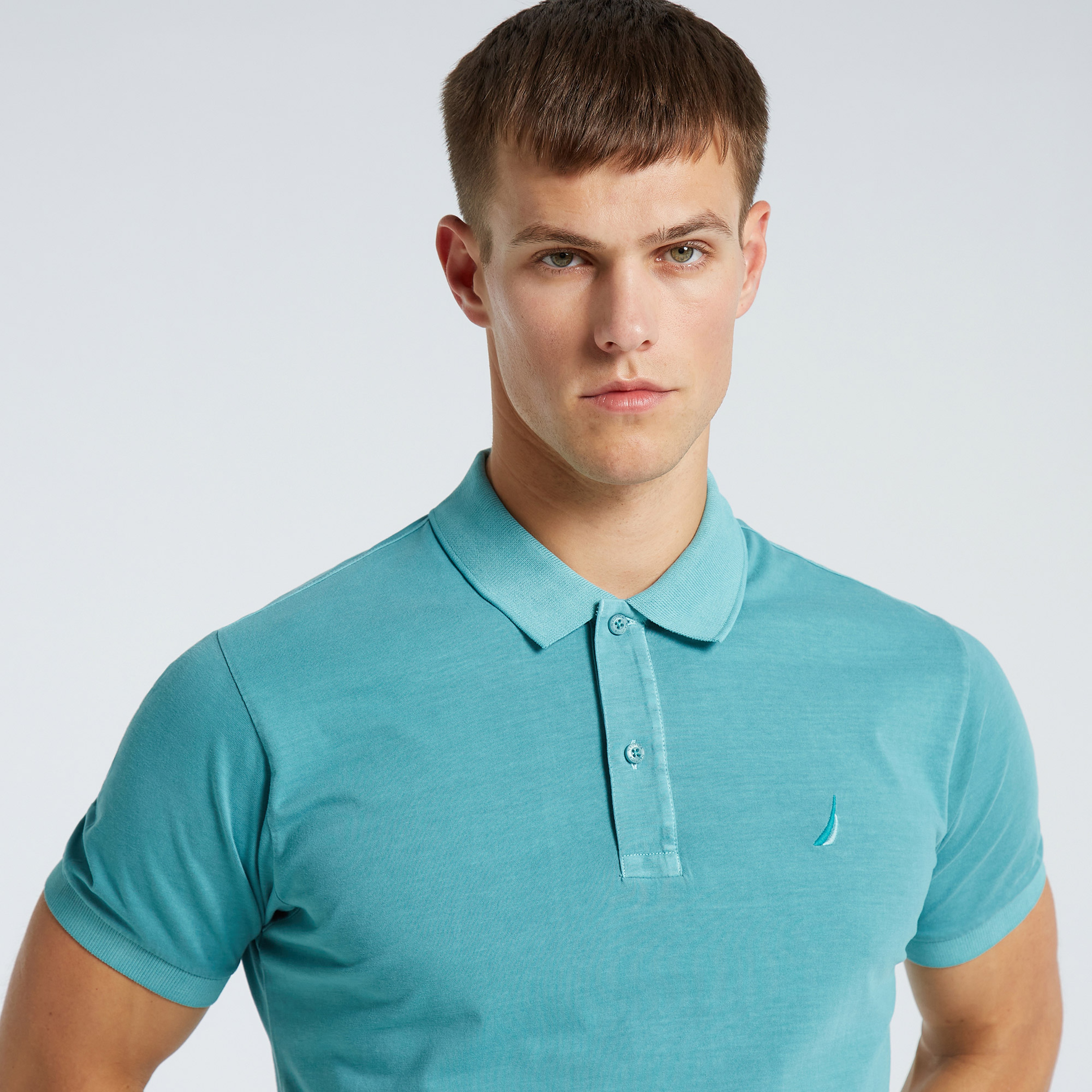 Nautica Erkek Mavi Classic Fit Kısa Kollu Polo