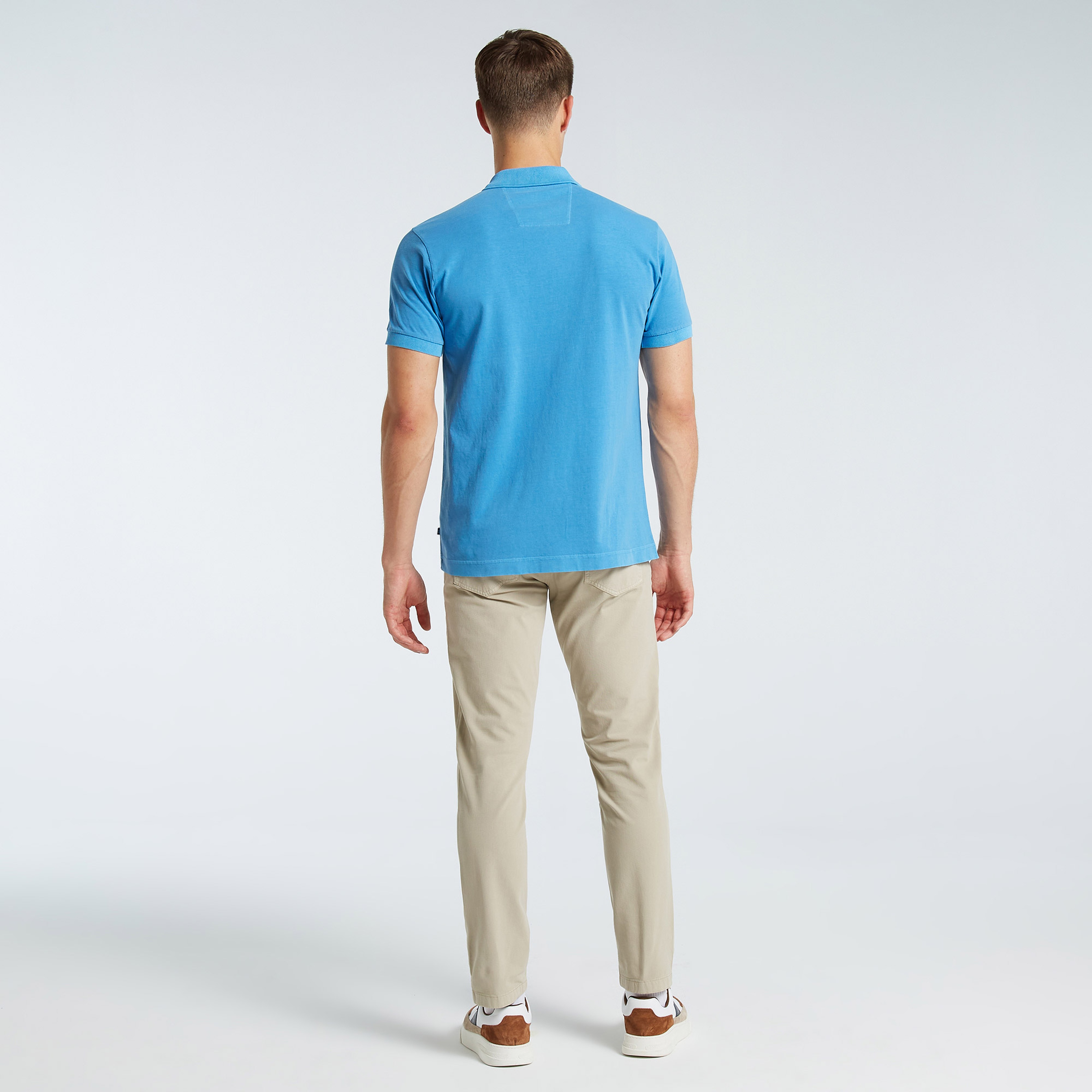 Nautica Erkek Mavi Classic Fit Kısa Kollu Polo Yaka T-Shirt