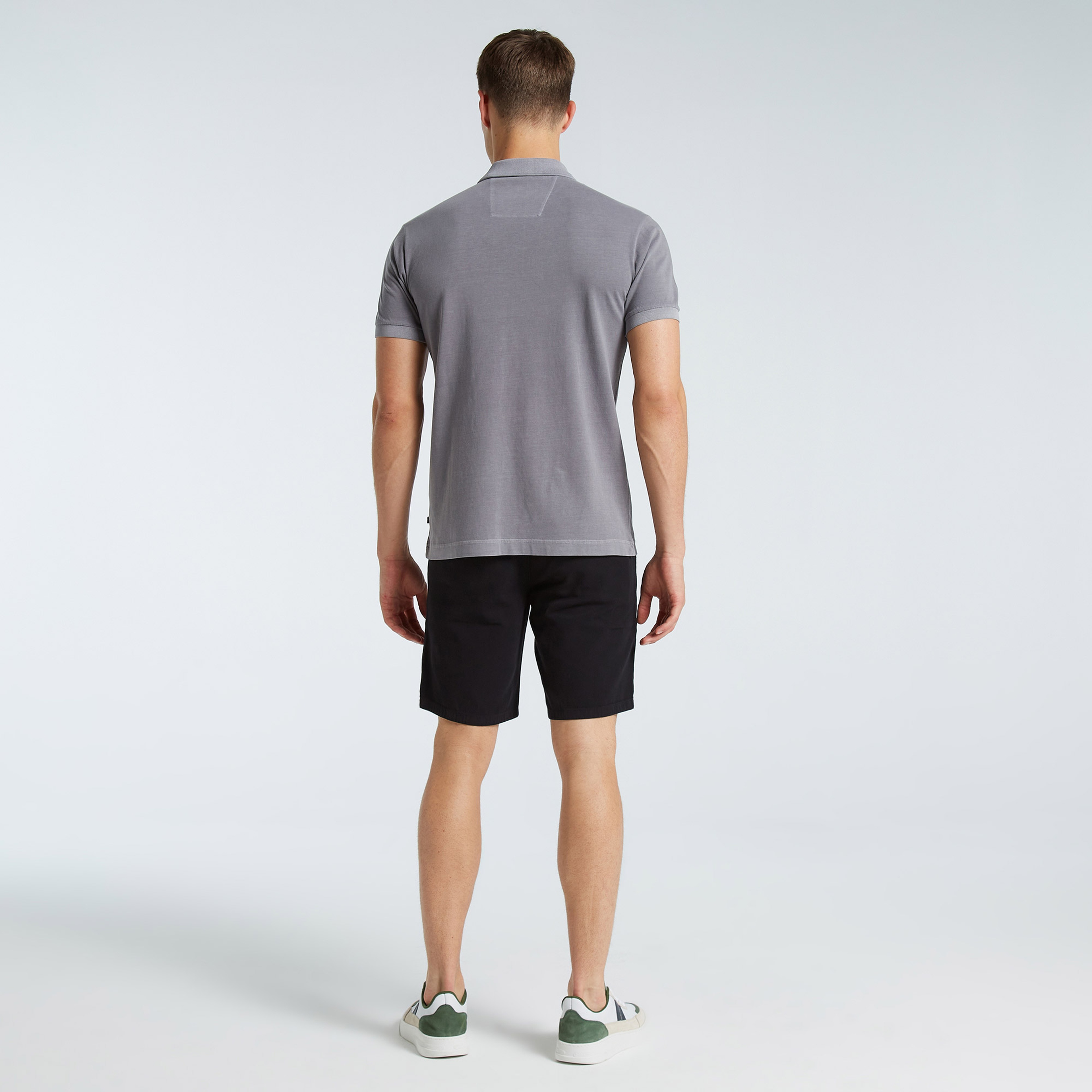 Nautica Erkek Gri Classic Fit Kısa Kollu Polo Yaka T-Shirt