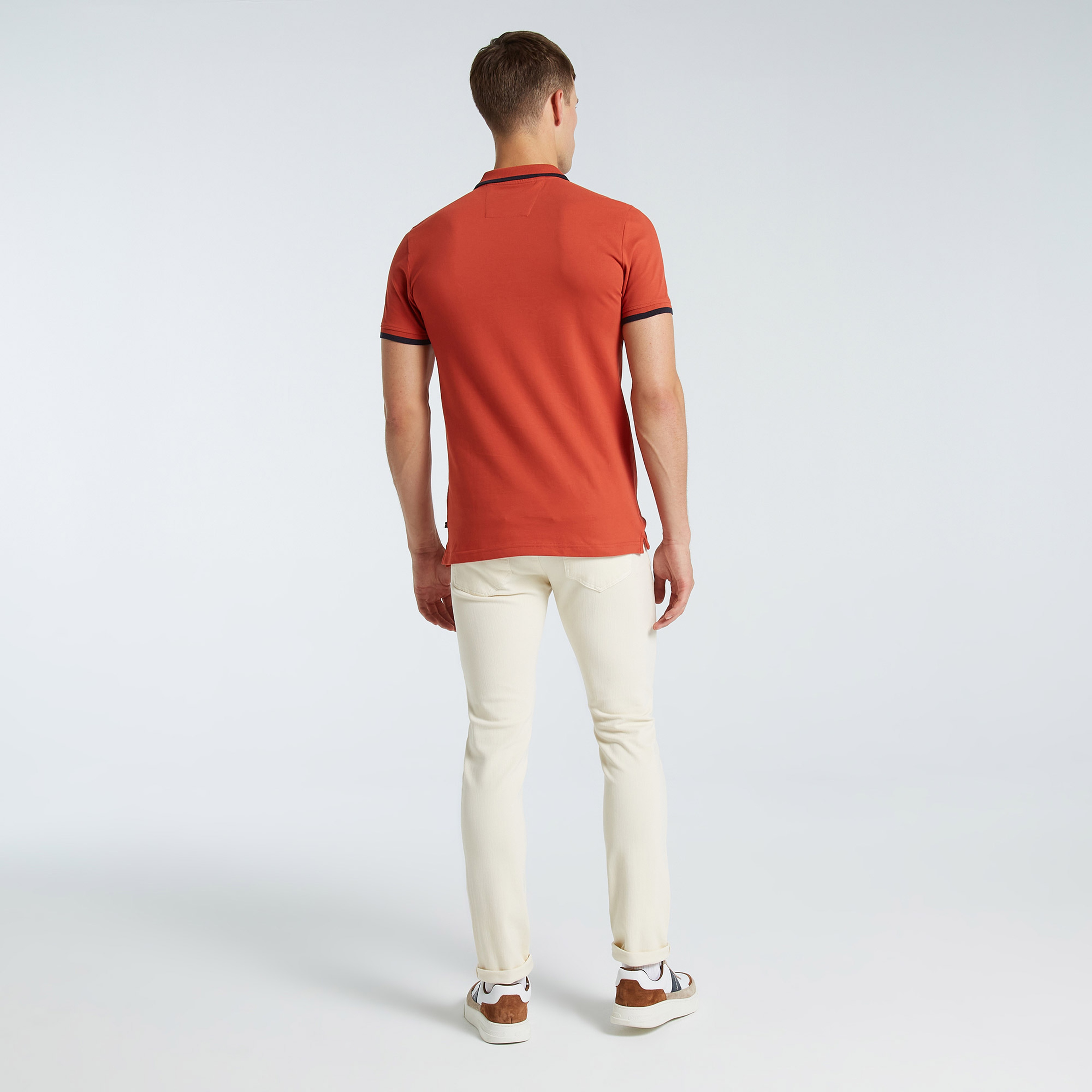 Nautica Slim Fit Erkek Kırmızı Polo