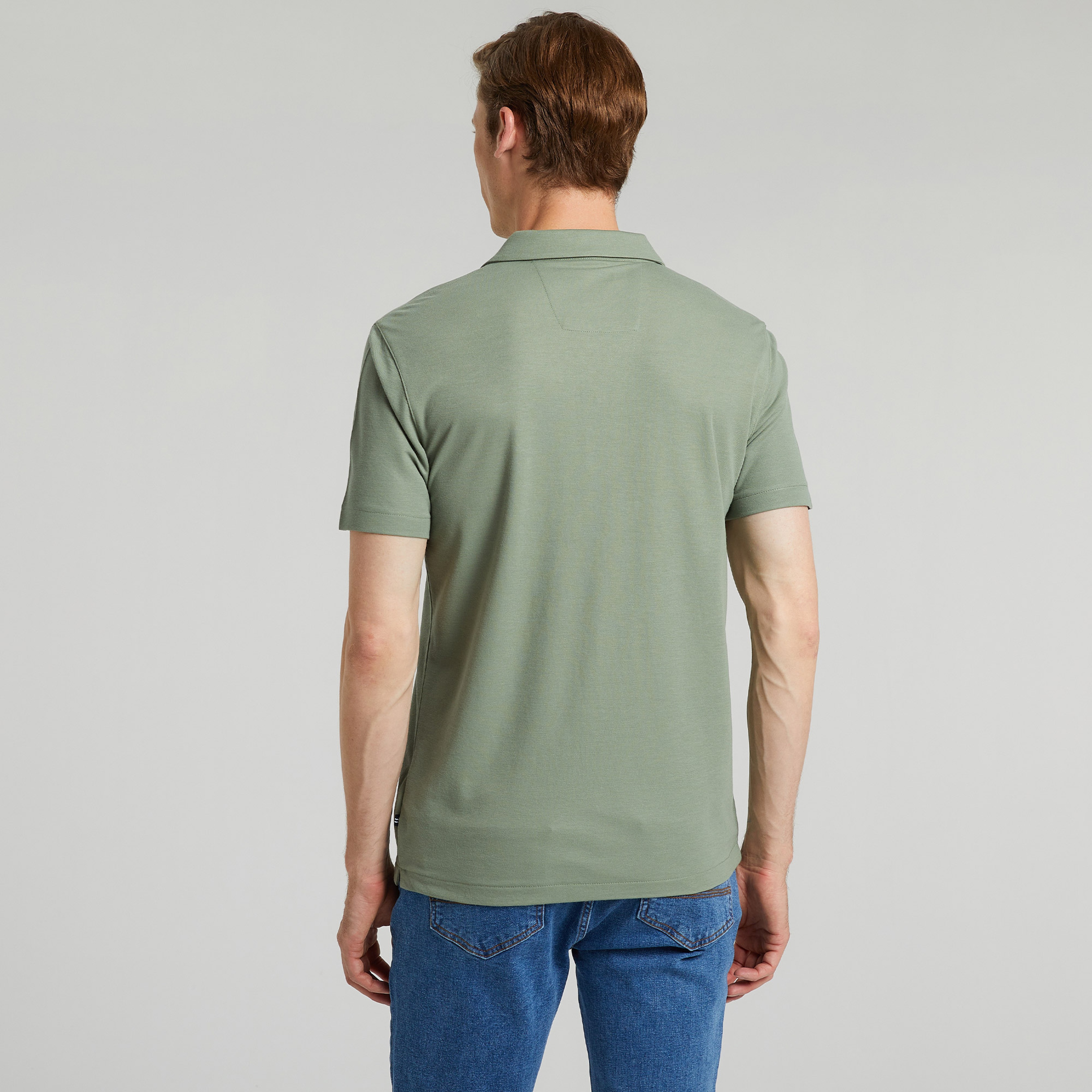 NAUTICA ERKEK YEŞİL SLIM FIT KISA KOLLU POLO