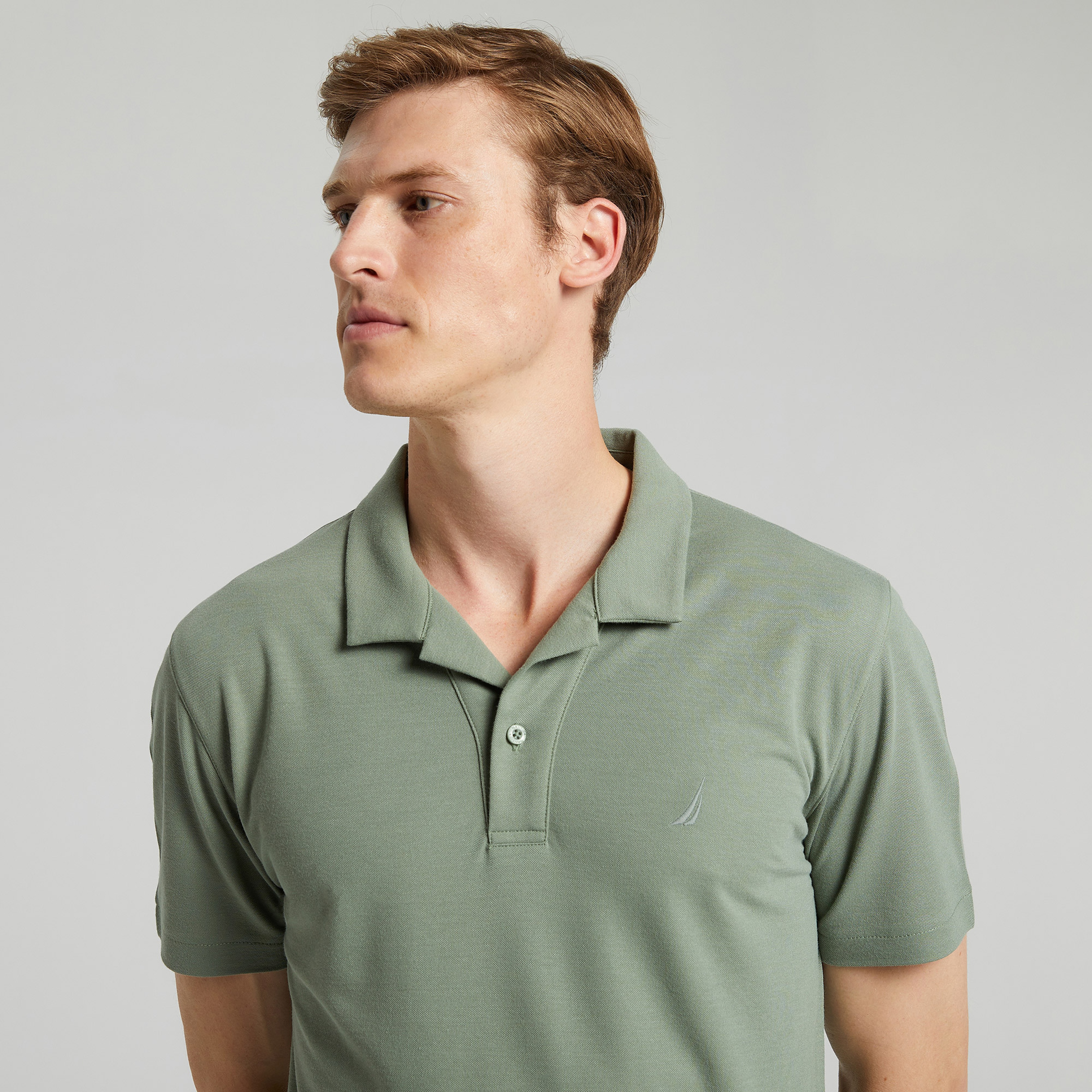 NAUTICA ERKEK YEŞİL SLIM FIT KISA KOLLU POLO
