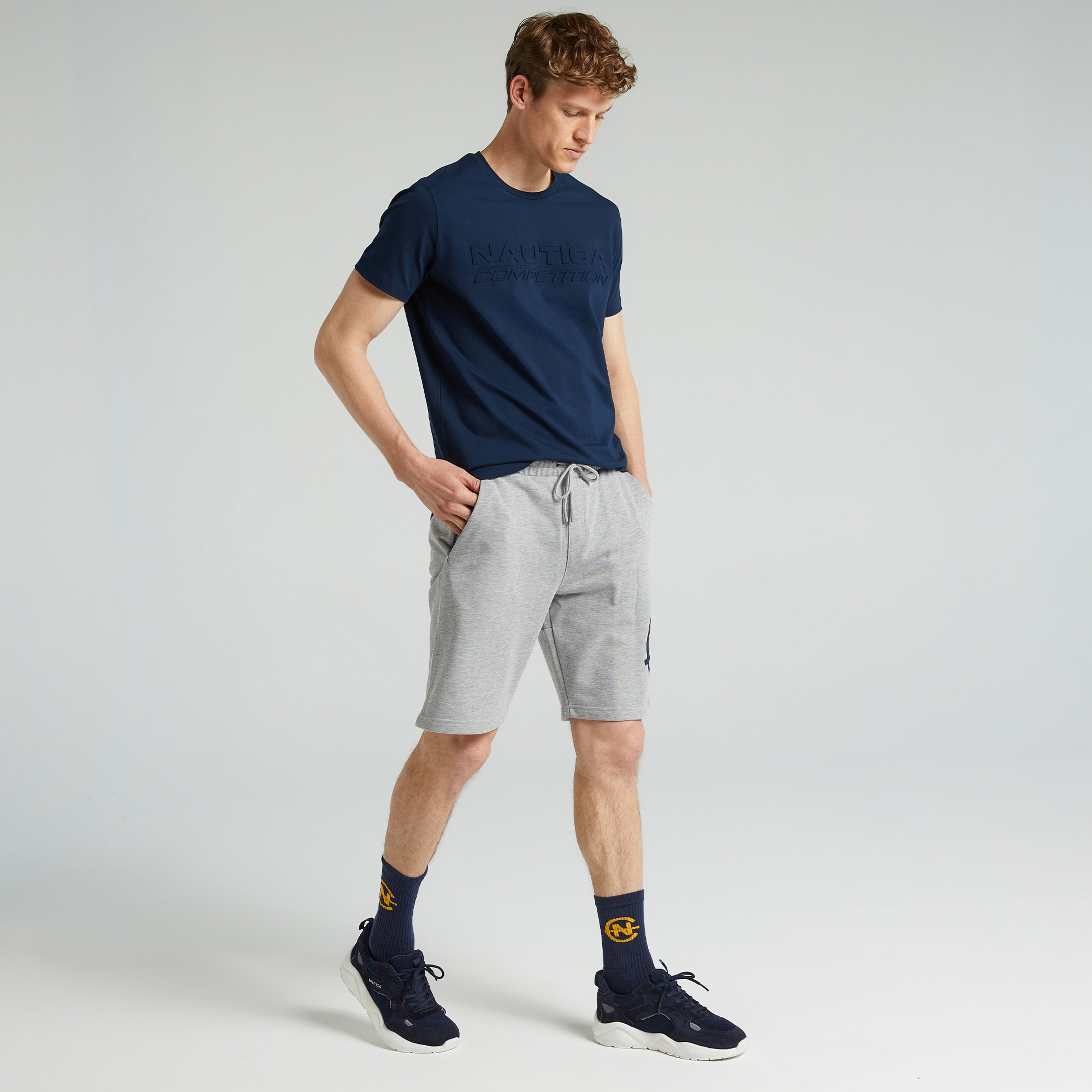 Nautica Standart Fit Erkek Gri Şort