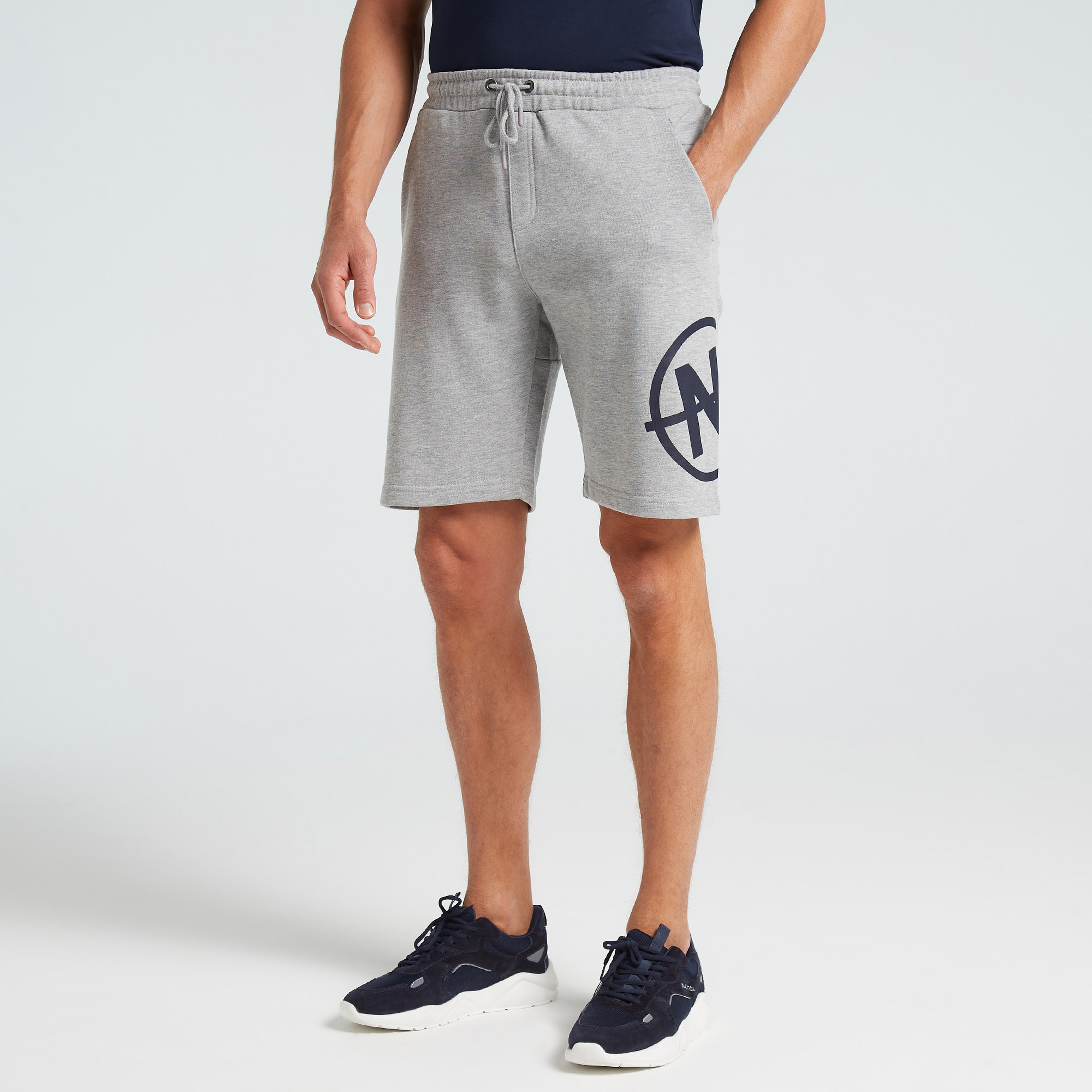 Nautica Standart Fit Erkek Gri Şort