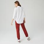 Lacoste Kadın Relaxed Fit Beyaz Gömlek
