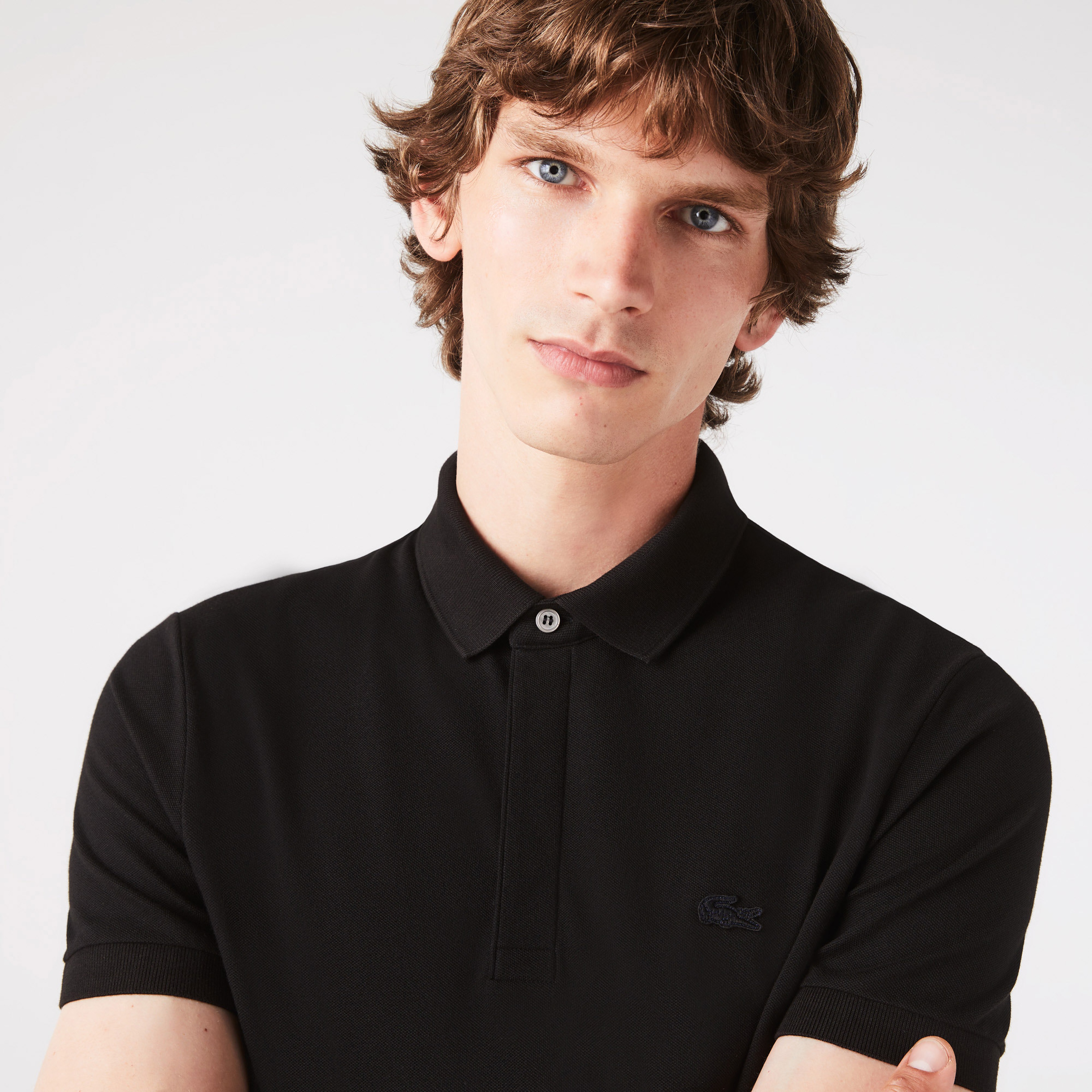 Erkek Regular Fit Siyah Paris Polo