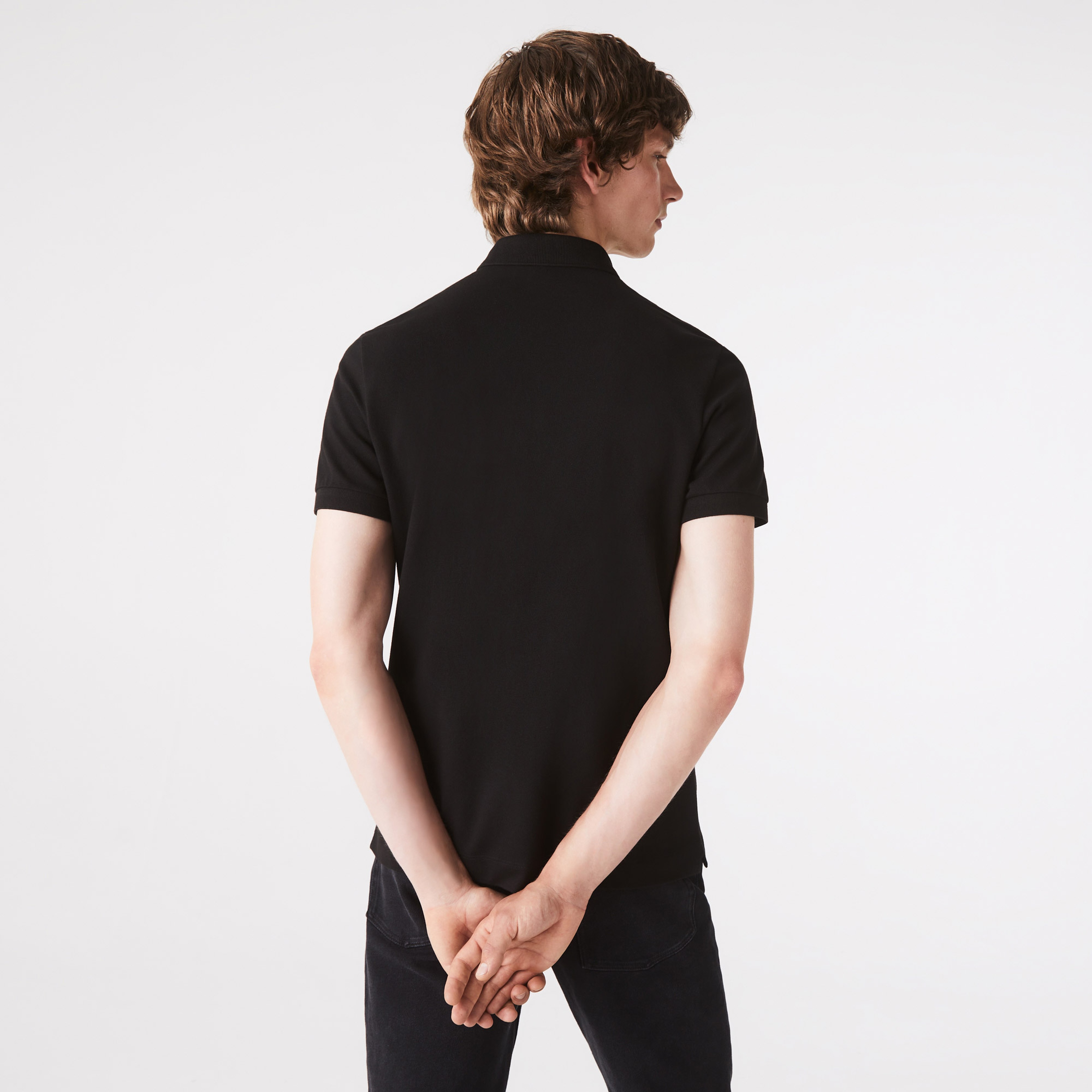 Erkek Regular Fit Siyah Paris Polo