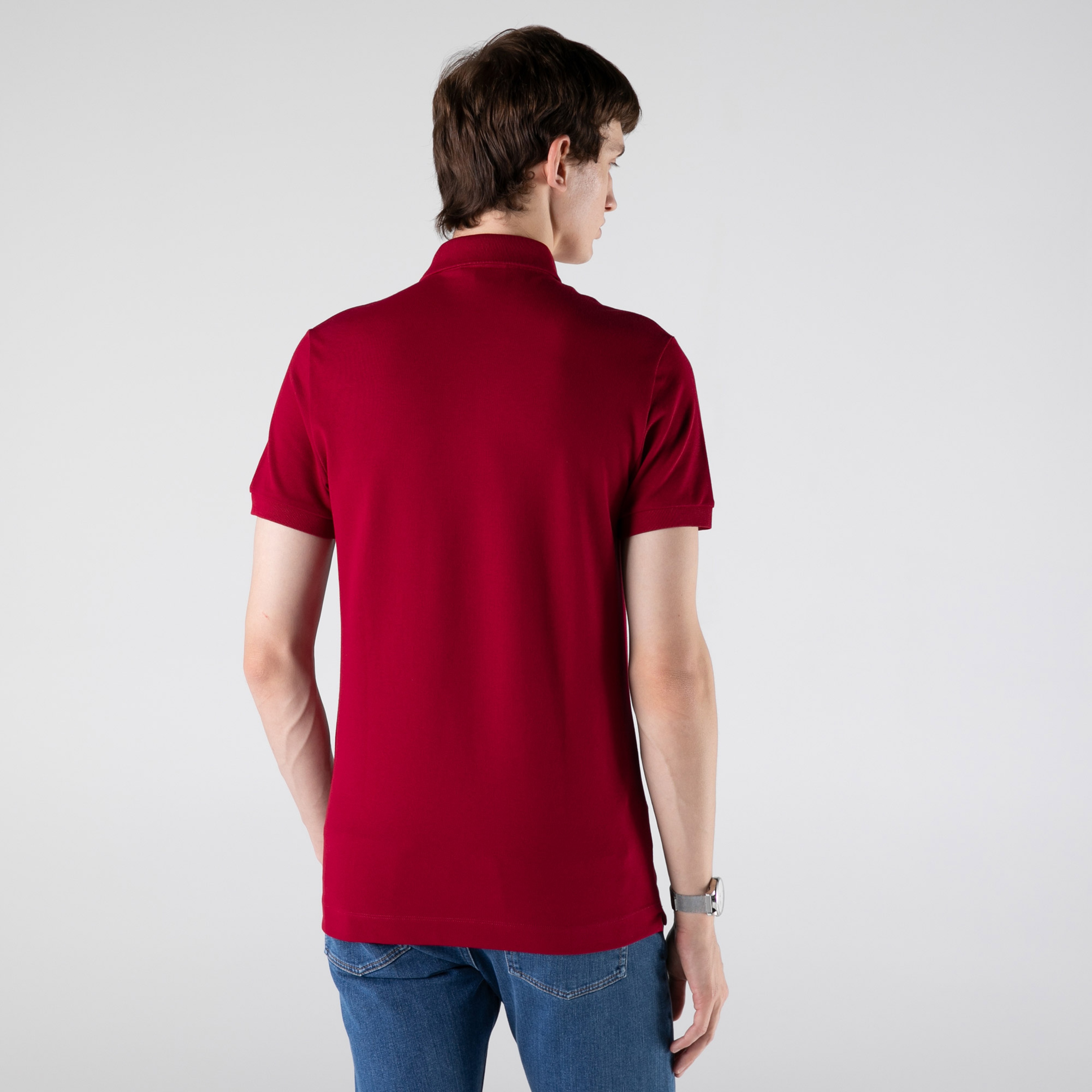 Erkek Regular Fit Bordo Paris Polo