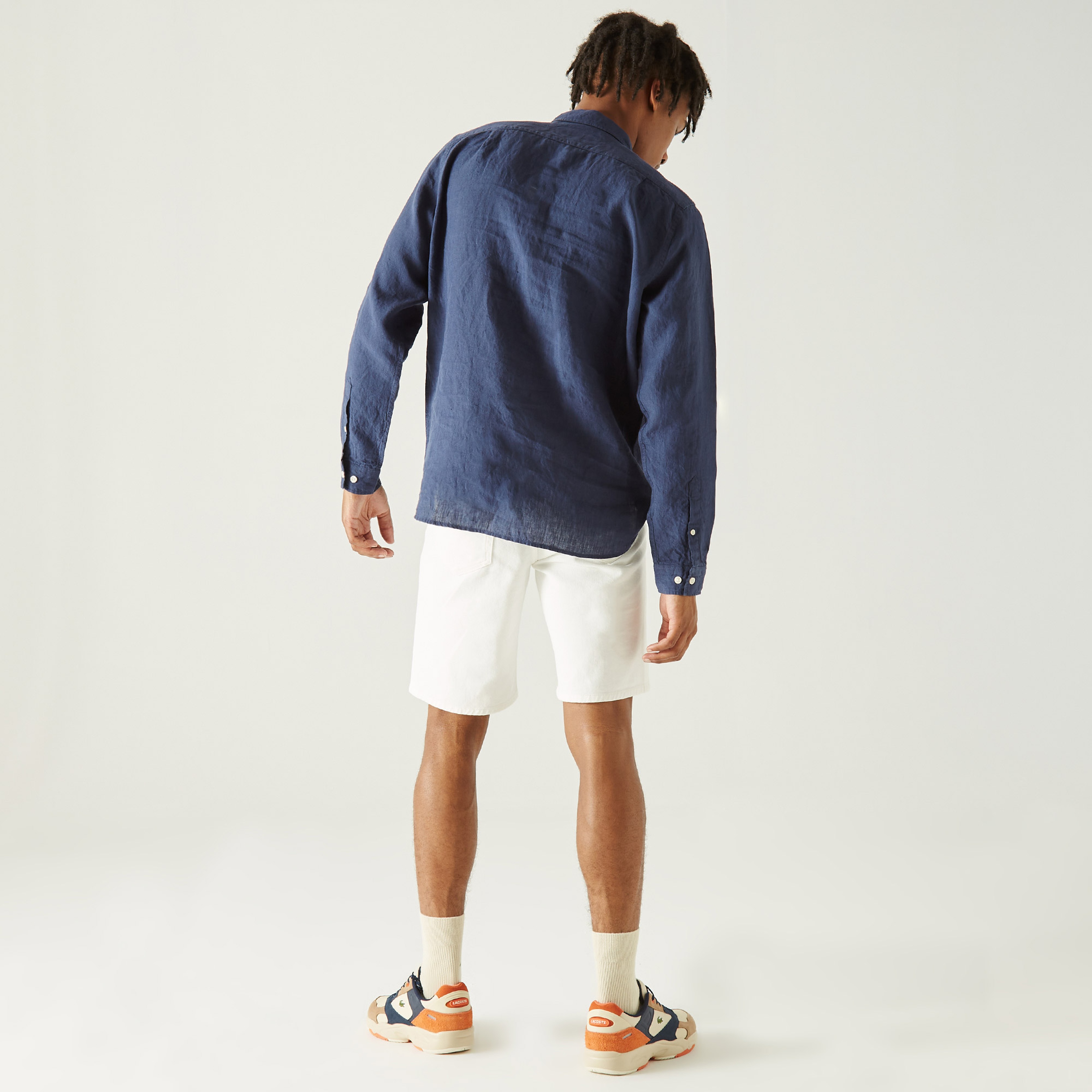 Lacoste Erkek Regular Fit Lacivert Gömlek