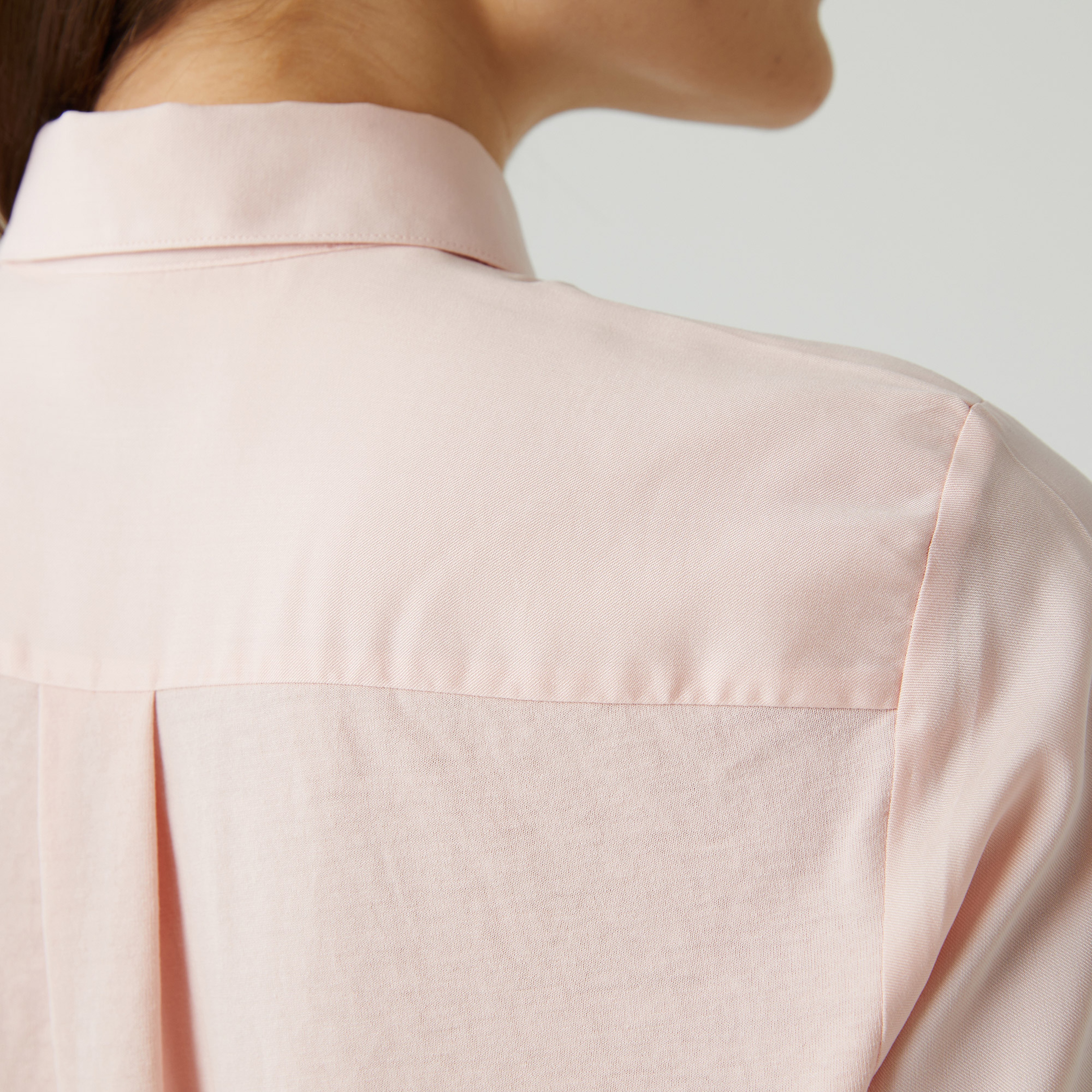 Lacoste Kadın Pembe Gömlek