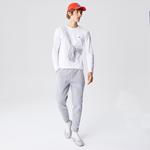 Erkek Regular Fit Uzun Kollu Bisiklet Yaka Beyaz T-Shirt