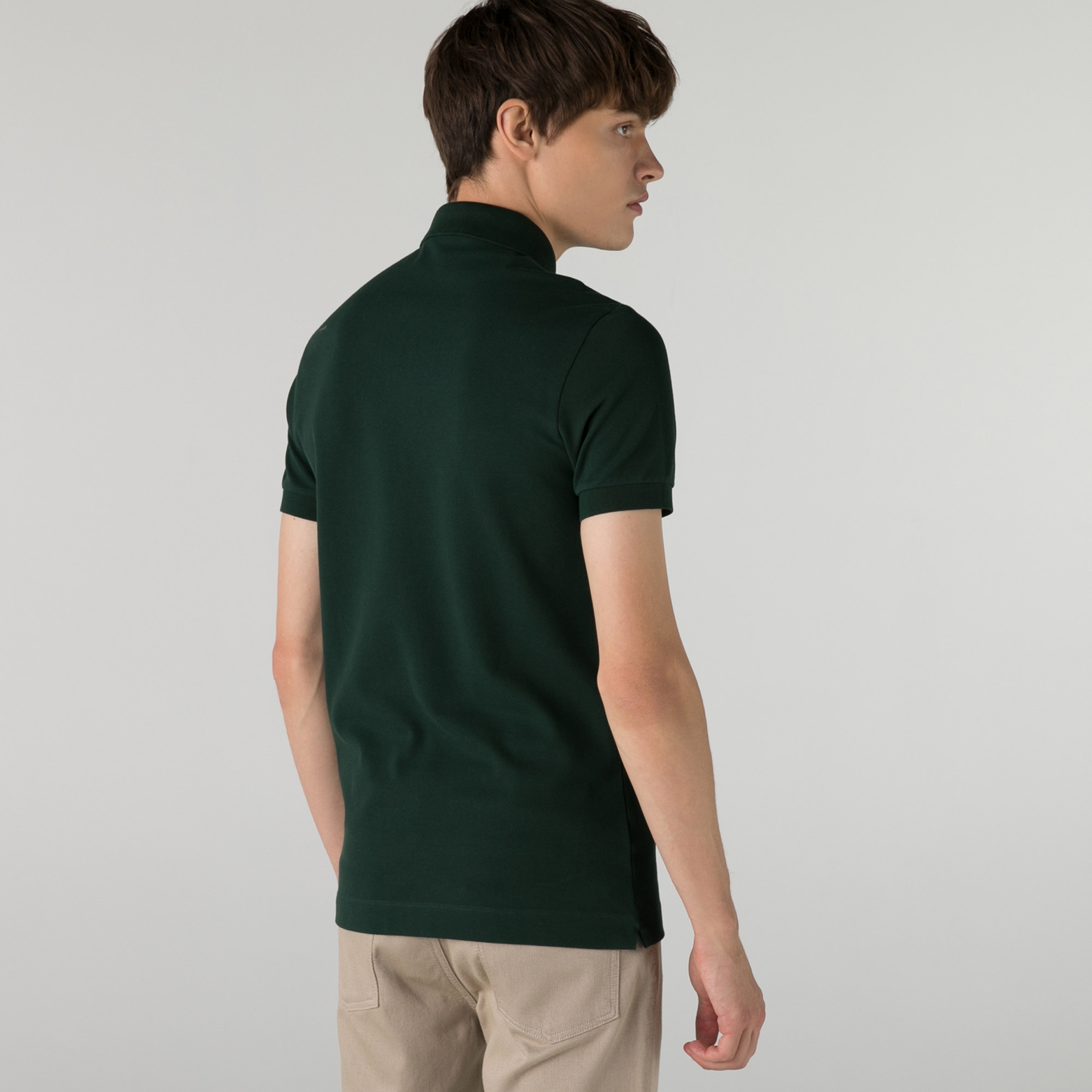 Lacoste Paris Erkek Regular Fit Koyu Yeşil Polo