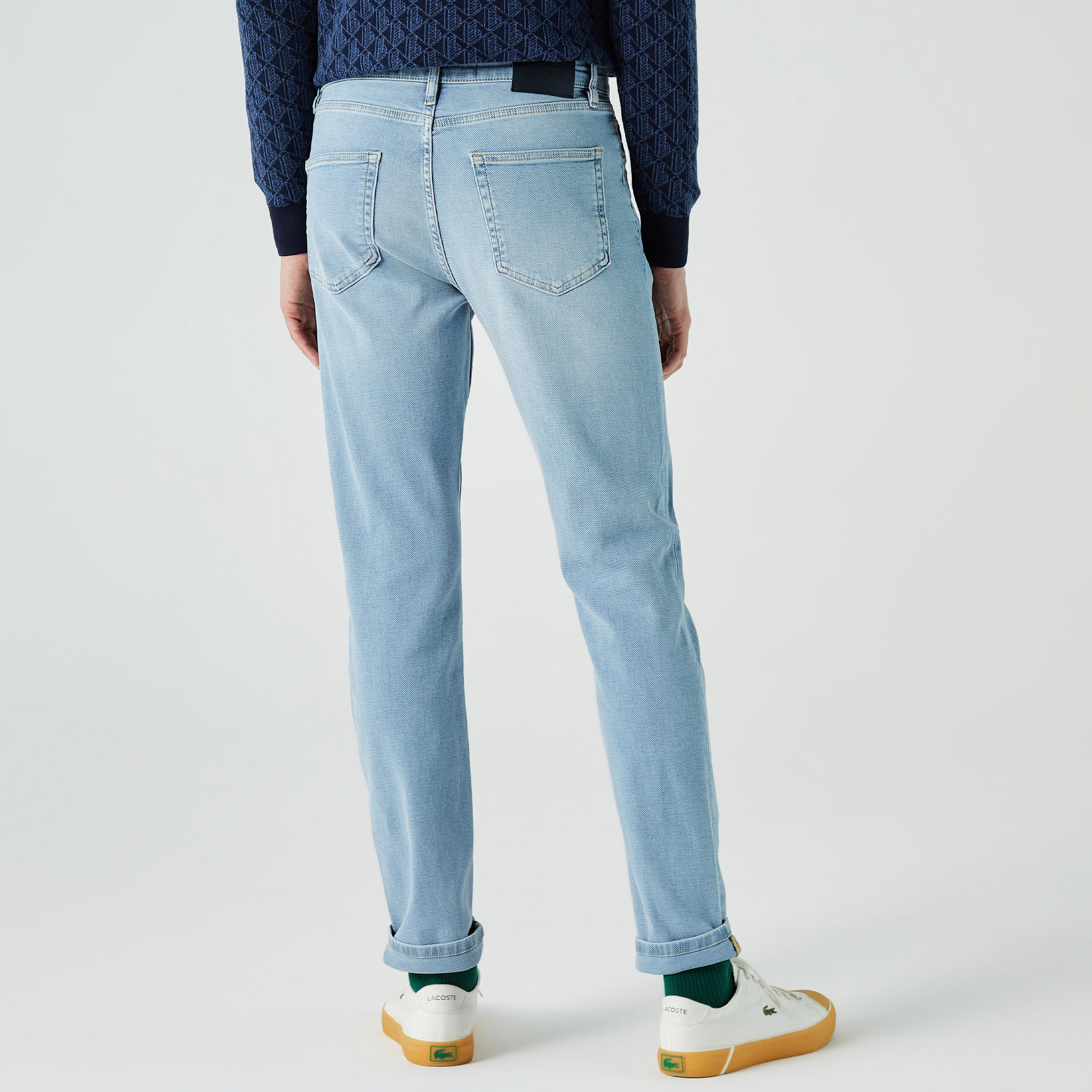 Lacoste Erkek Slim Fit Mavi Pantolon