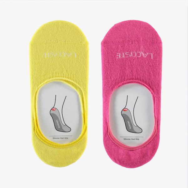 Lacoste Unisex Babet Renk Bloklu Koyu Pembe Çorap