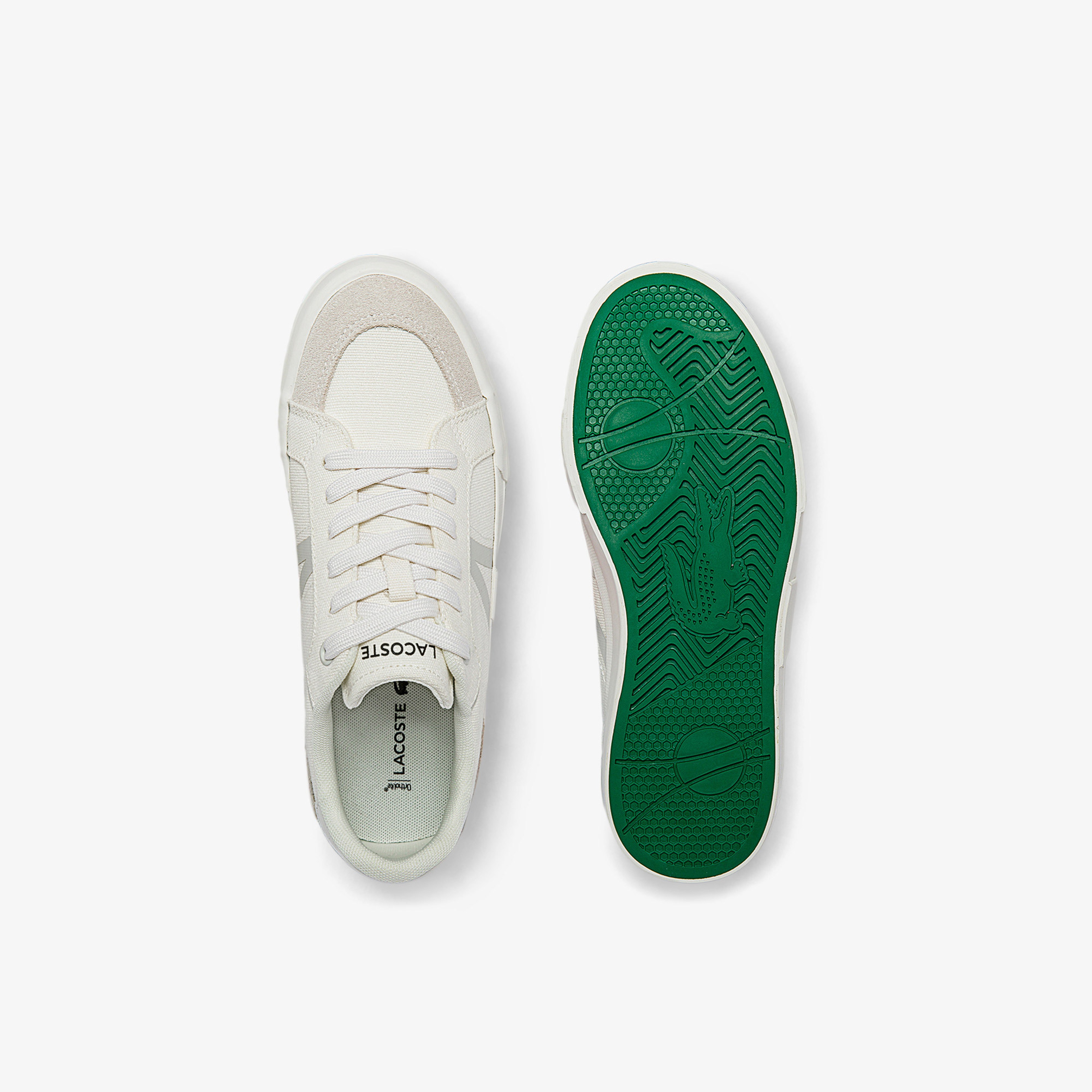 Lacoste L004 Kadın Krem Sneaker