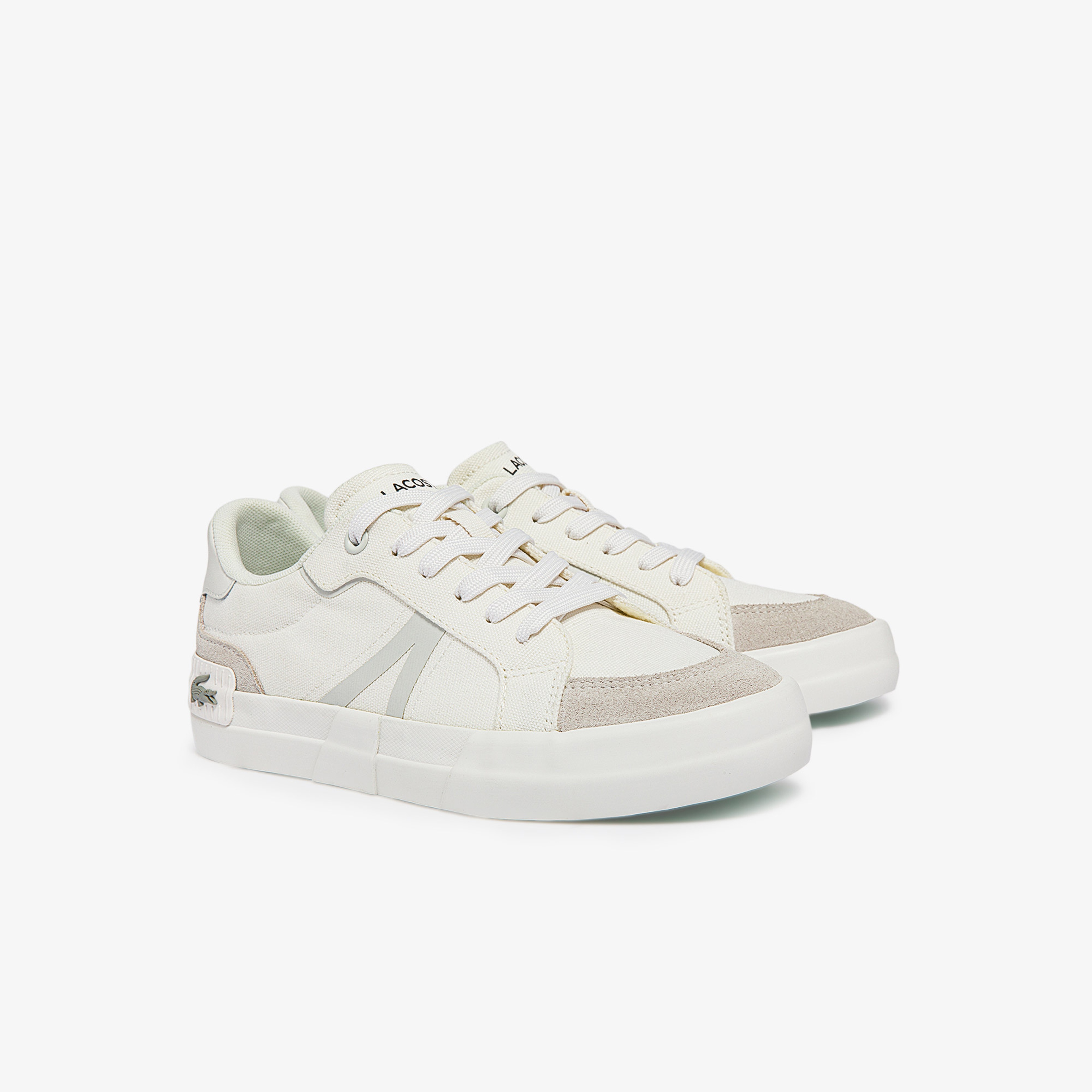 Lacoste L004 Kadın Krem Sneaker
