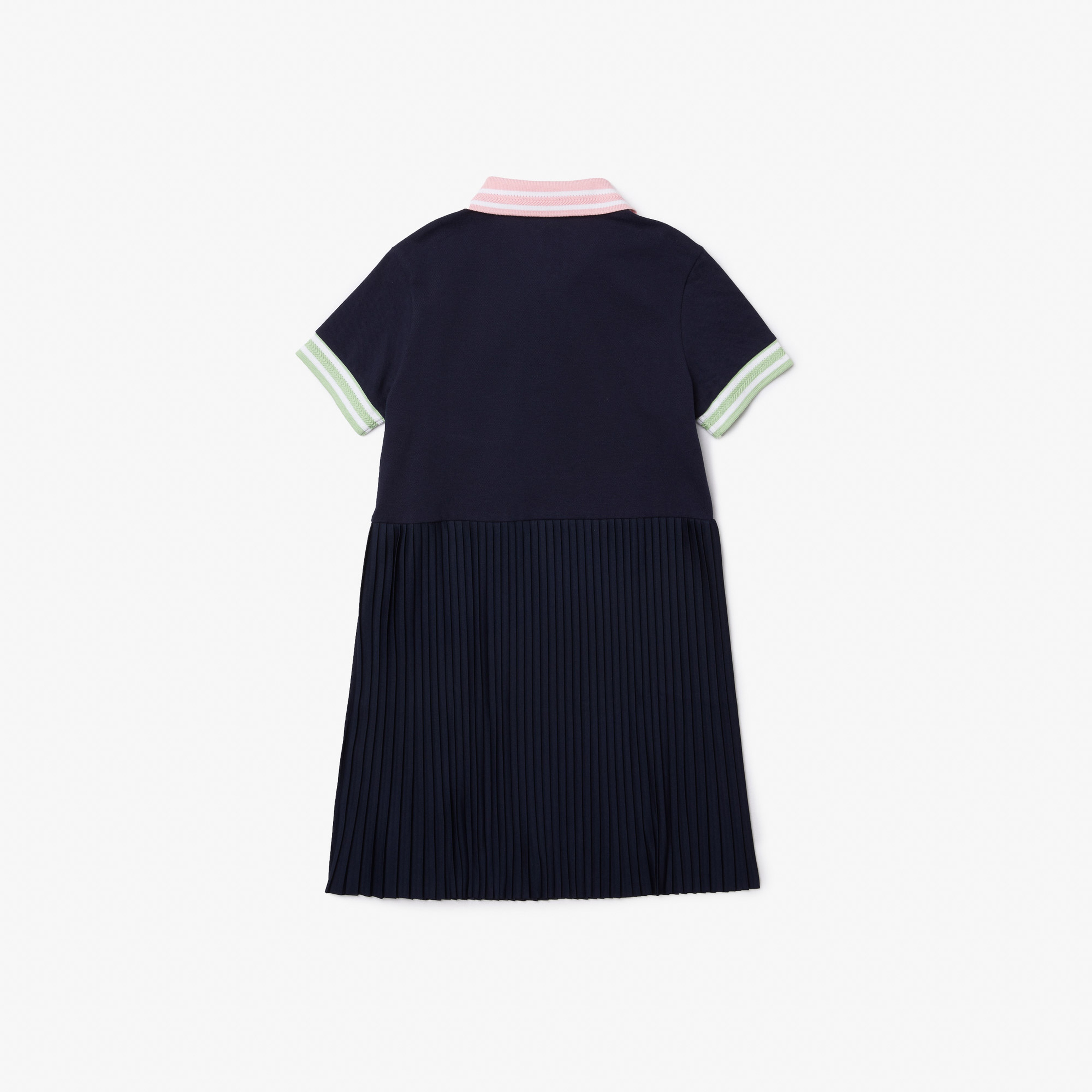 Lacoste Kız Çocuk Kısa Kollu Polo Yaka Lacivert Elbise