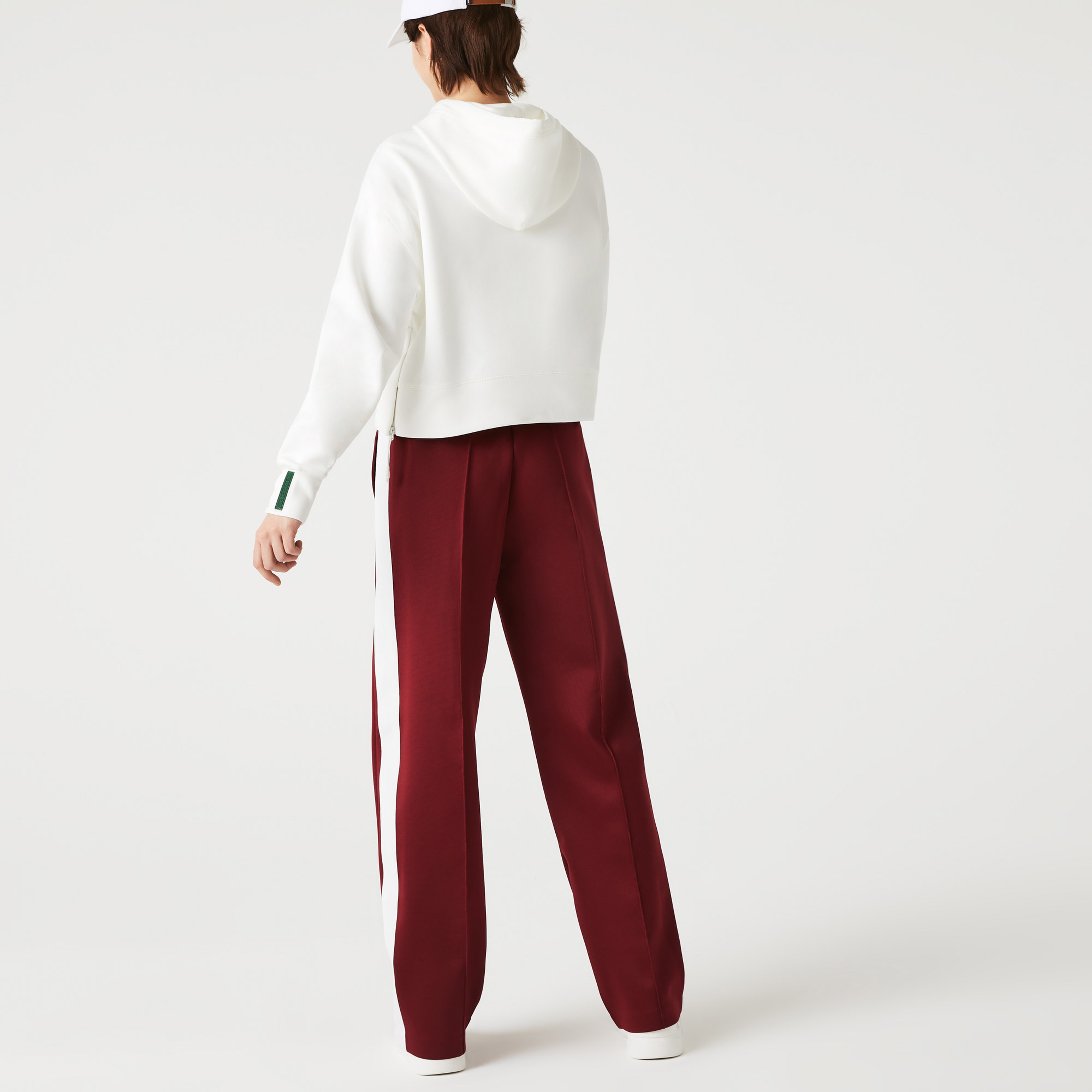 Lacoste Kadın Regular Fit Bordo Eşofman Altı