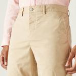 Lacoste Erkek Slim Fit Bej Bermuda